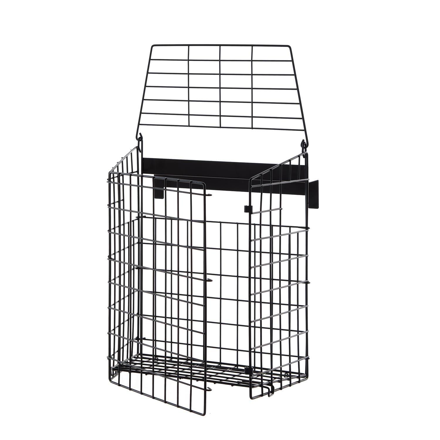 Black - House of Home - Large Black Letterbox Cage - 9