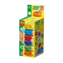 SES Creative Fingerpaint  6 colours x 45ml
