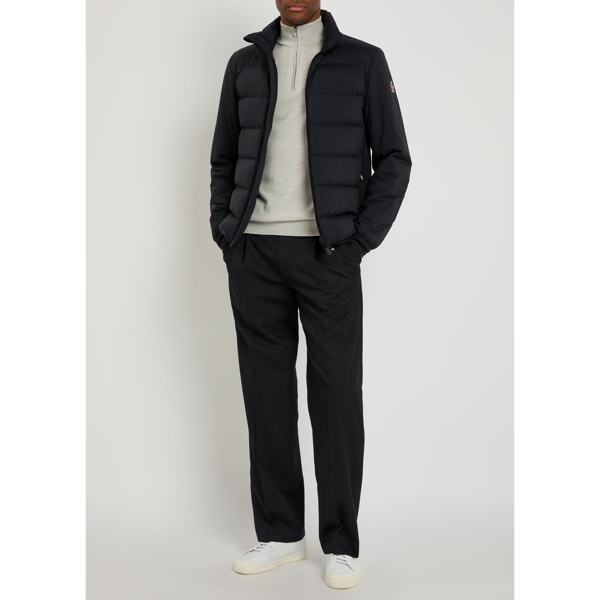 BLACK - Moncler Grenoble - Men's Araripe Mid Layer Ski Jacket - 5