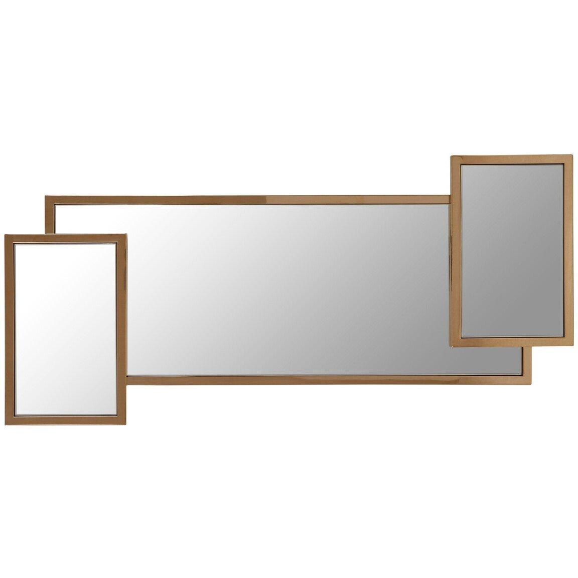 Gold - Premier Housewares - Oria Gold Frame Wall Mirror - 2