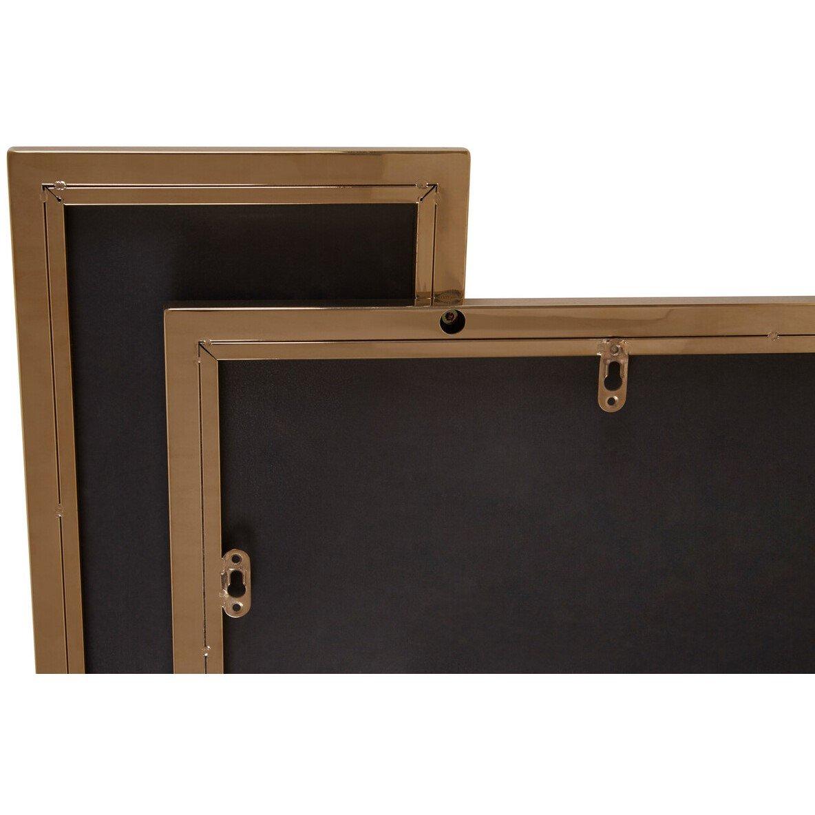 Gold - Premier Housewares - Oria Gold Frame Wall Mirror - 3