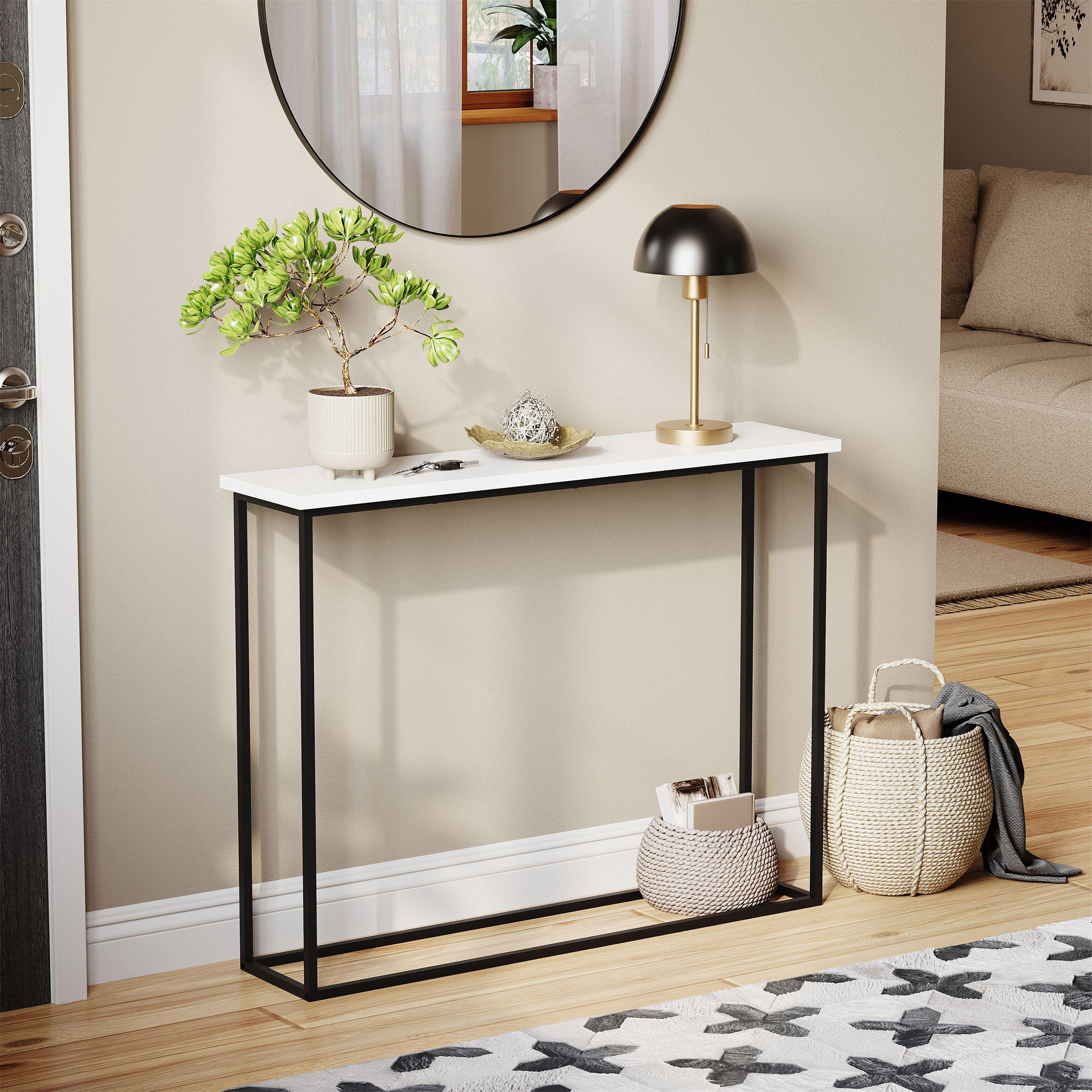 Vida Designs Console Table With Metal Legs