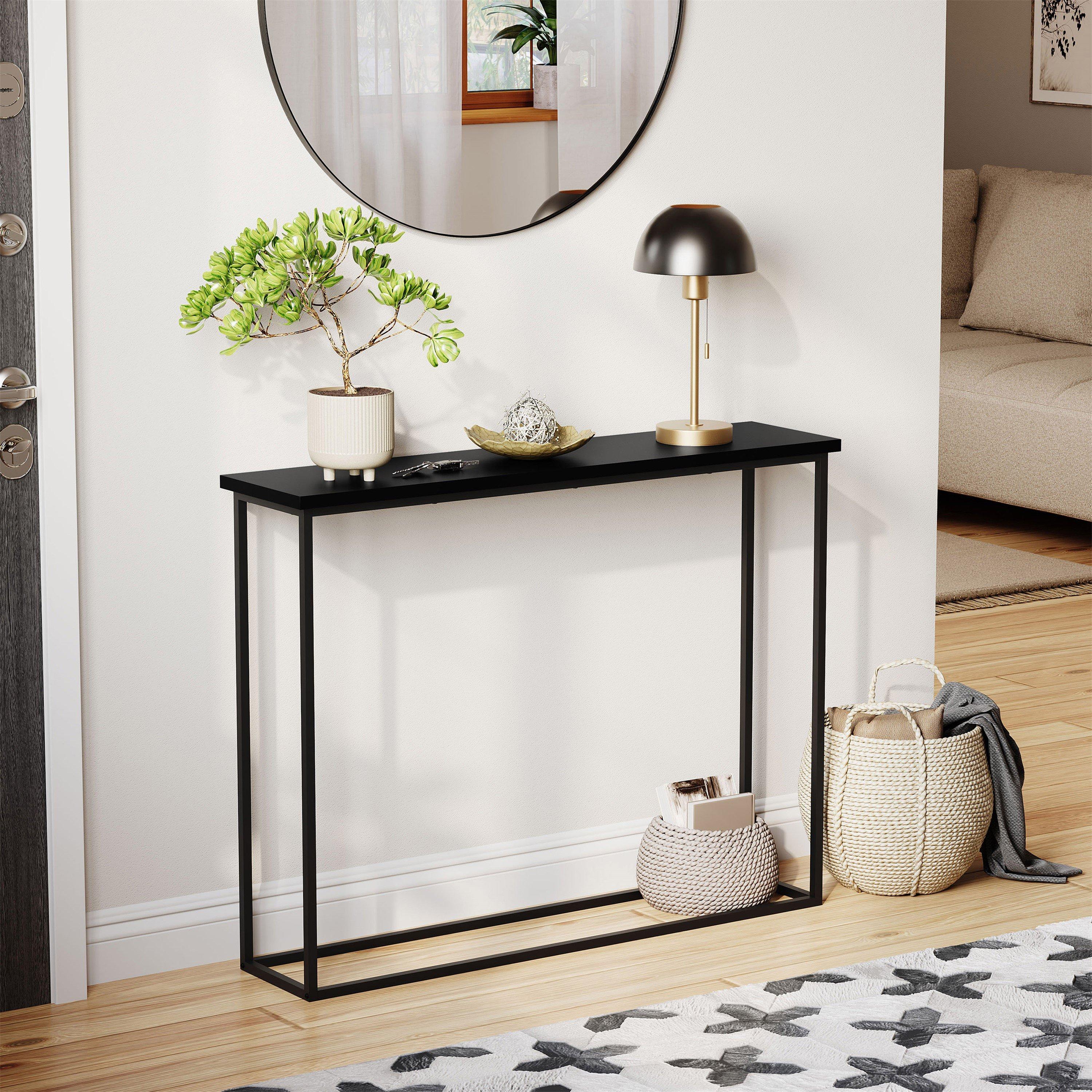 Vida Designs Console Table With Metal Legs