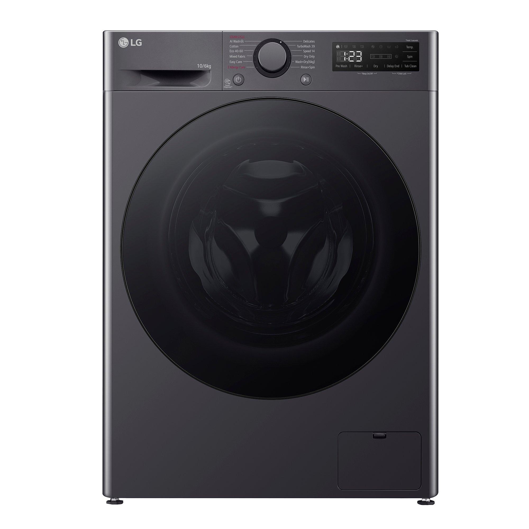 Lg  Turbowash™360 Fwy706gbtn1 10Kg / 6Kg Washer Dryer - Silver - 10/6KG