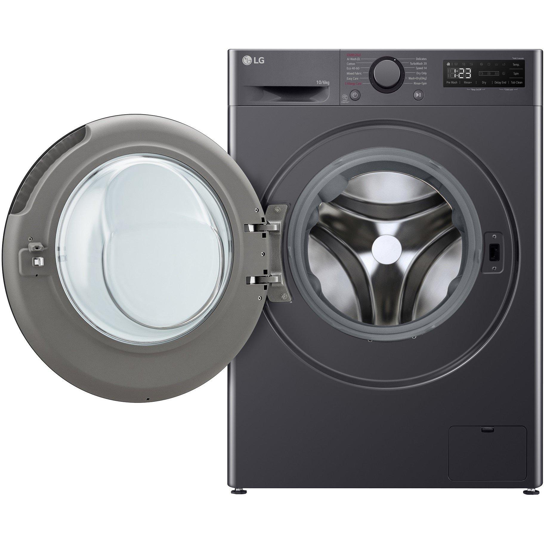 Silver - LG - TurboWash™360 FWY706GBTN1 10kg / 6kg Washer Dryer - 3