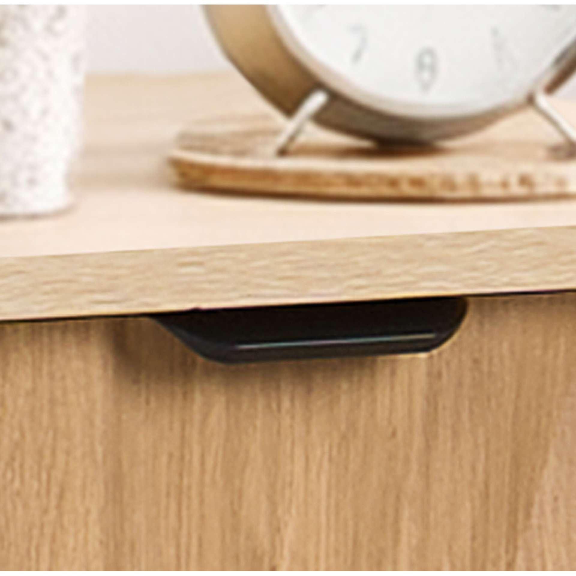 Nude - Birlea - Solstice 3 Drawer Bedside - 3