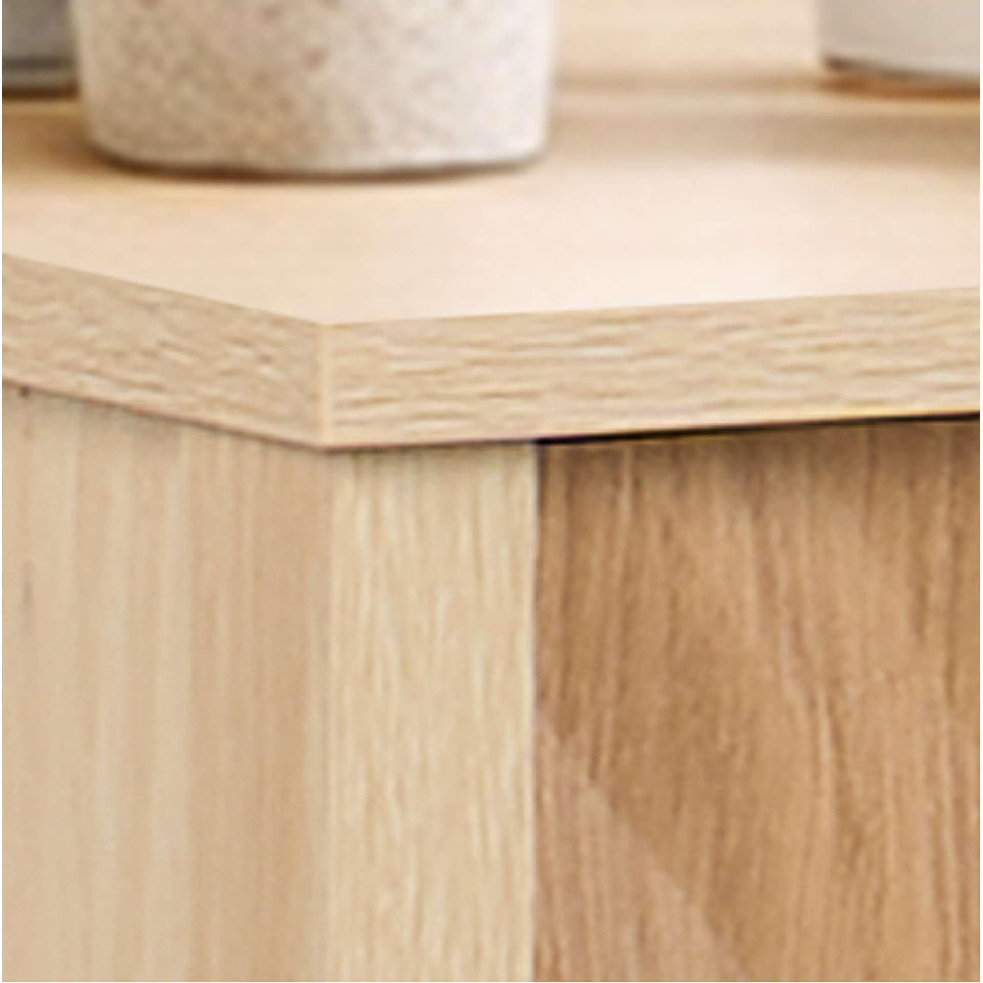 Nude - Birlea - Solstice 3 Drawer Bedside - 4