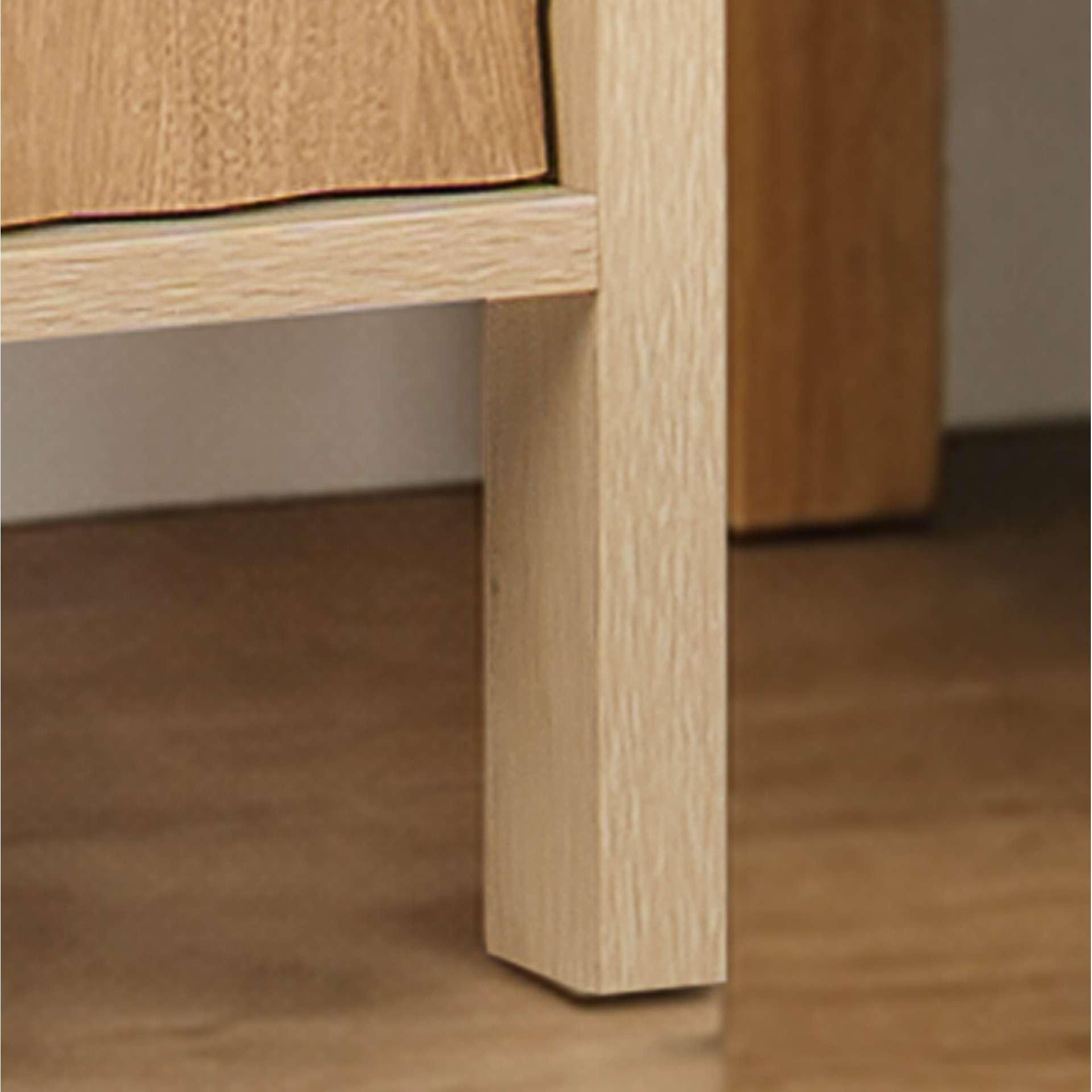 Nude - Birlea - Solstice 3 Drawer Bedside - 5