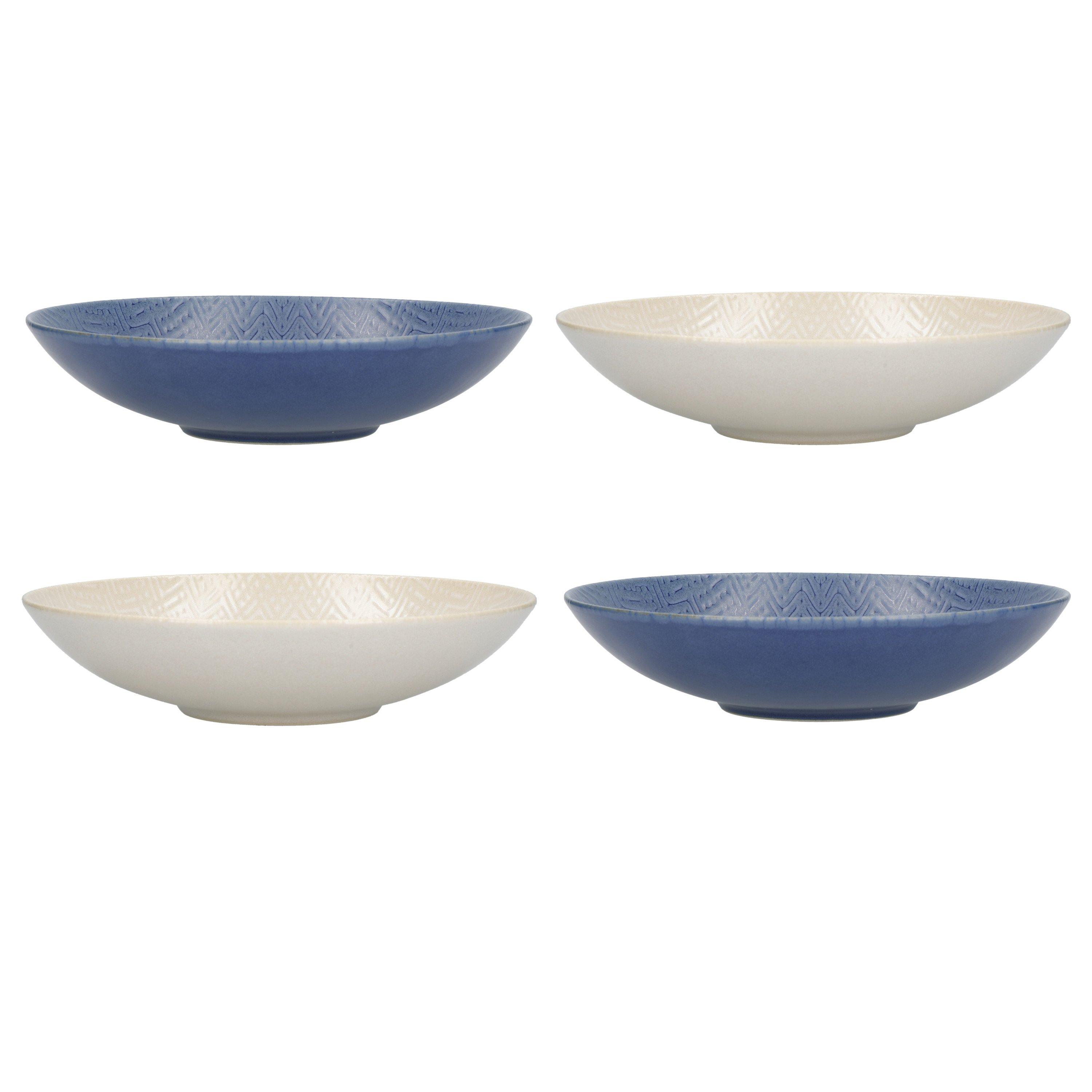 Mixed - KitchenCraft - Stoneware Coupe 22cm Bowl Set of 4 - 1