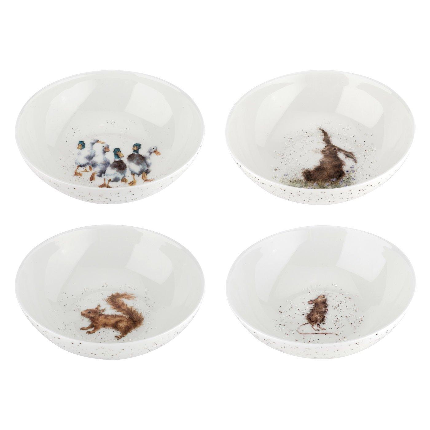 White - Royal Worcester Wrendale - Wrendale Designs Set of 4 Bowls - 1