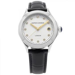 Jasper Conran London Ladies 36mm White and Black Watch J1L104025