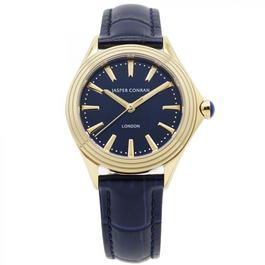 Jasper Conran London Ladies 32mm Blue Dial and Strap Watch J1L132071