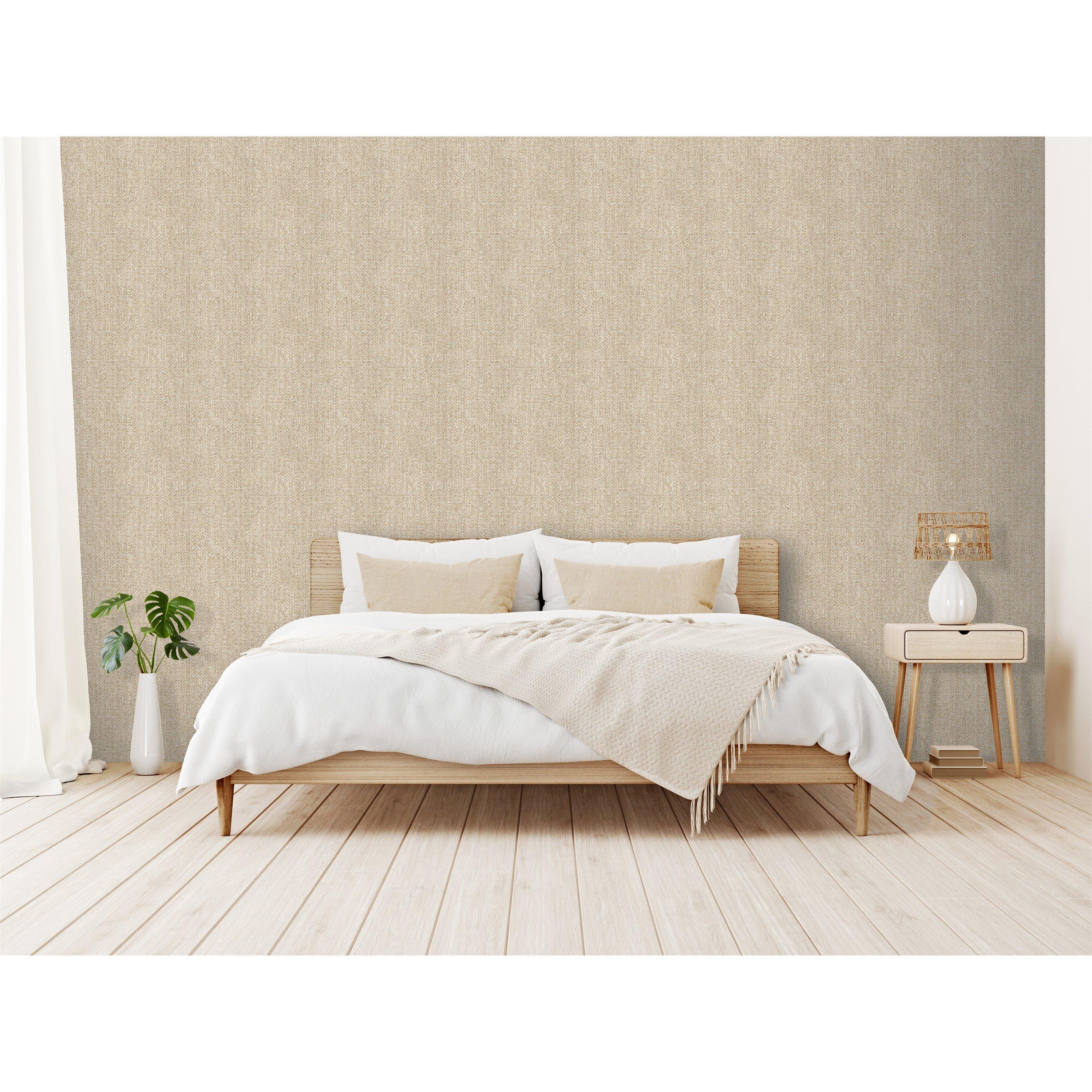 Yellow - Design ID - DID Basket Weave Gold Wallpaper - 2