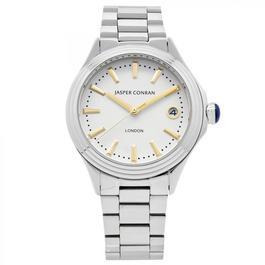 Jasper Conran London Ladies 36mm White and Silver Watch J1B104021