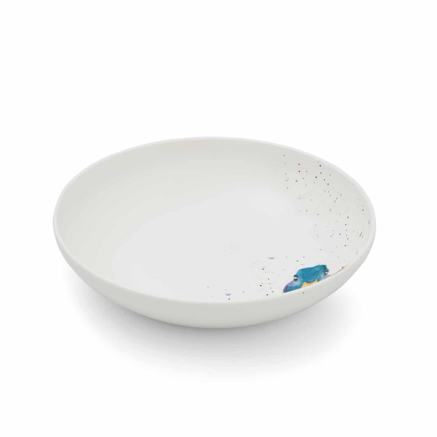 White - Royal Worcester Wrendale - Wrendale Designs Set of 4 Pasta Bowls - 6