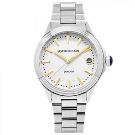 Jasper Conran London Unisex 40mm White and Silver Watch J1B106021