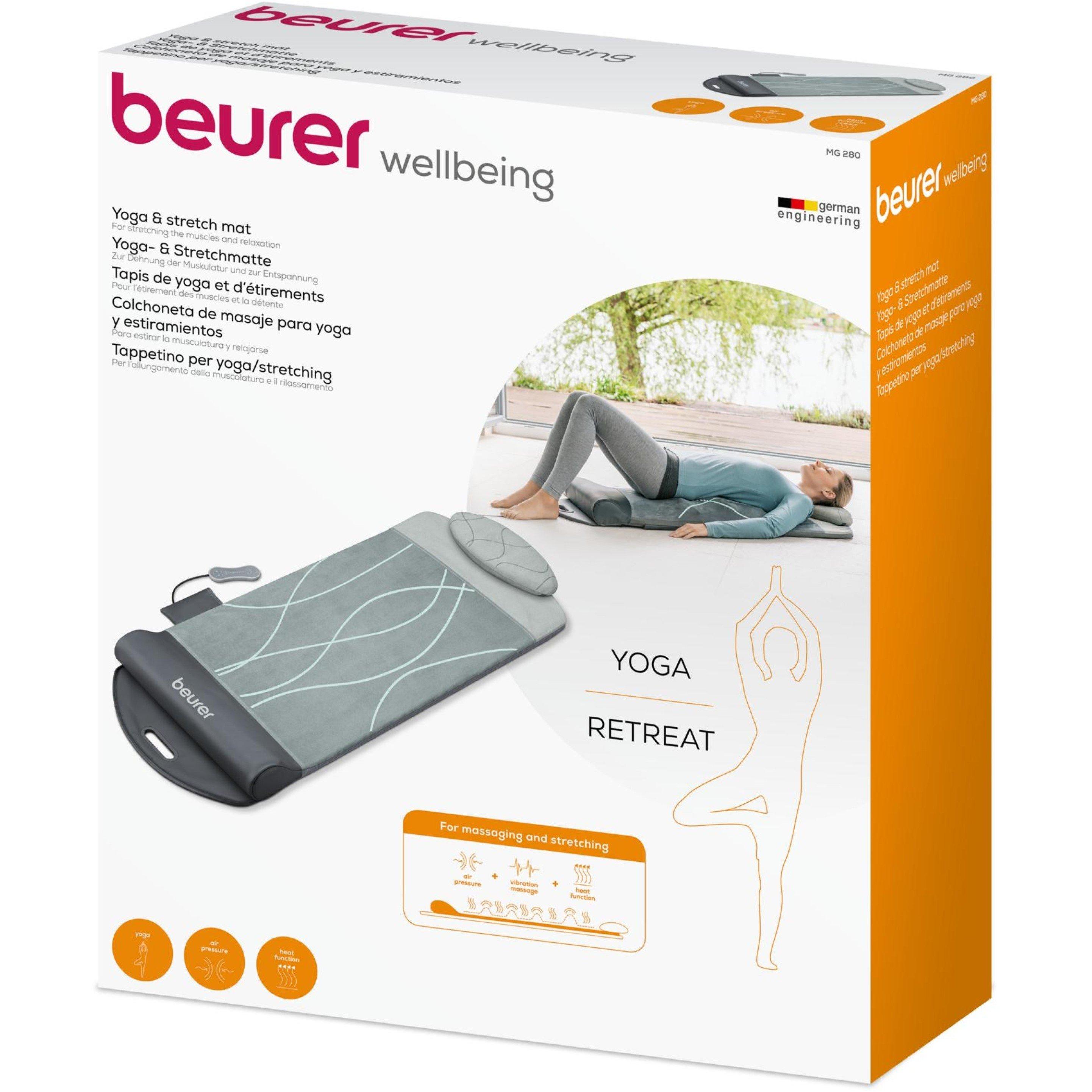 Grey - Beurer - Beurer yoga & stretch mat with air compression - 2