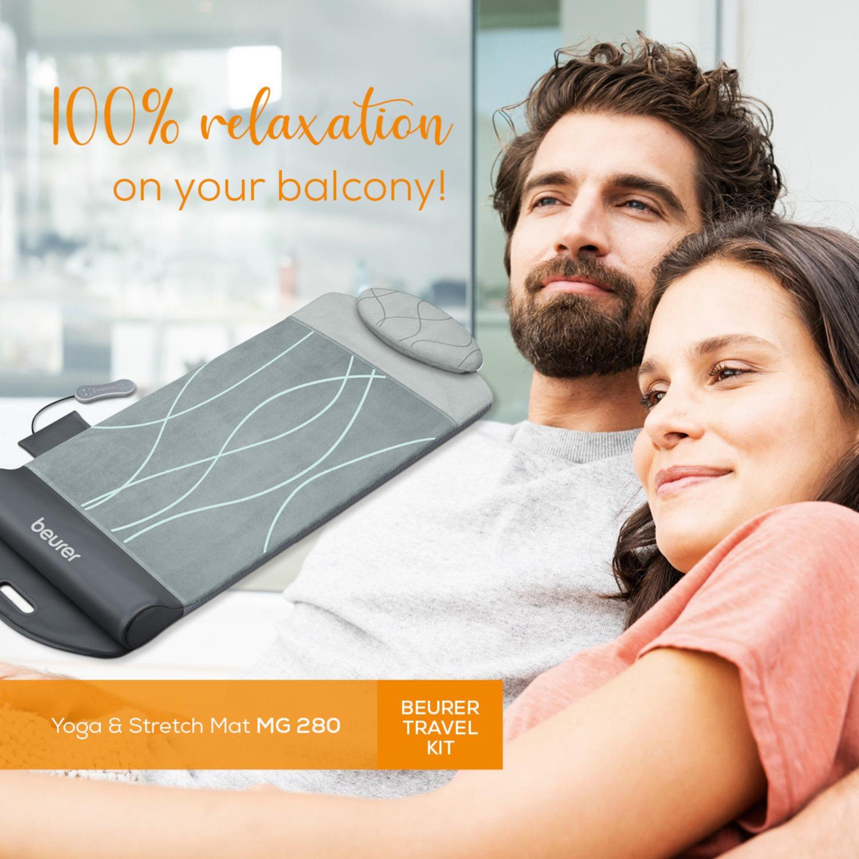 Grey - Beurer - Beurer yoga & stretch mat with air compression - 3