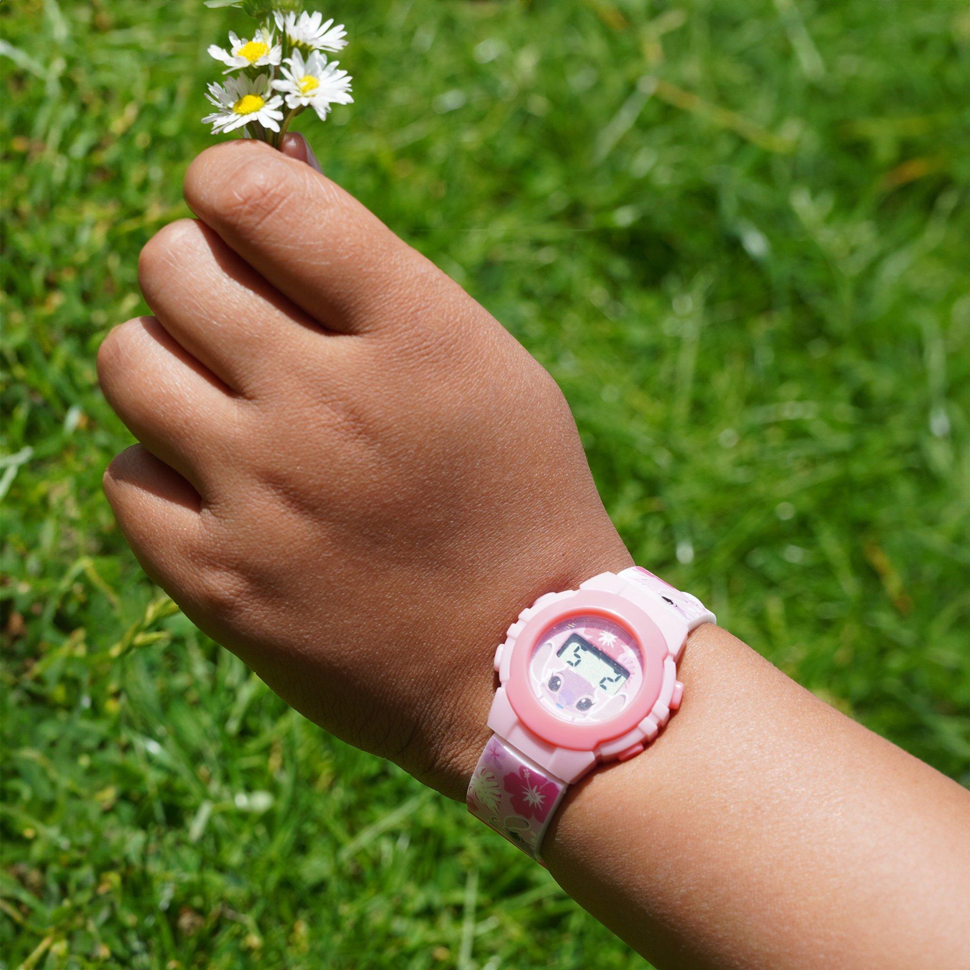 Pink - Disney Stitch - Lilo & Stitch Angel Digital Strap Watch - 2