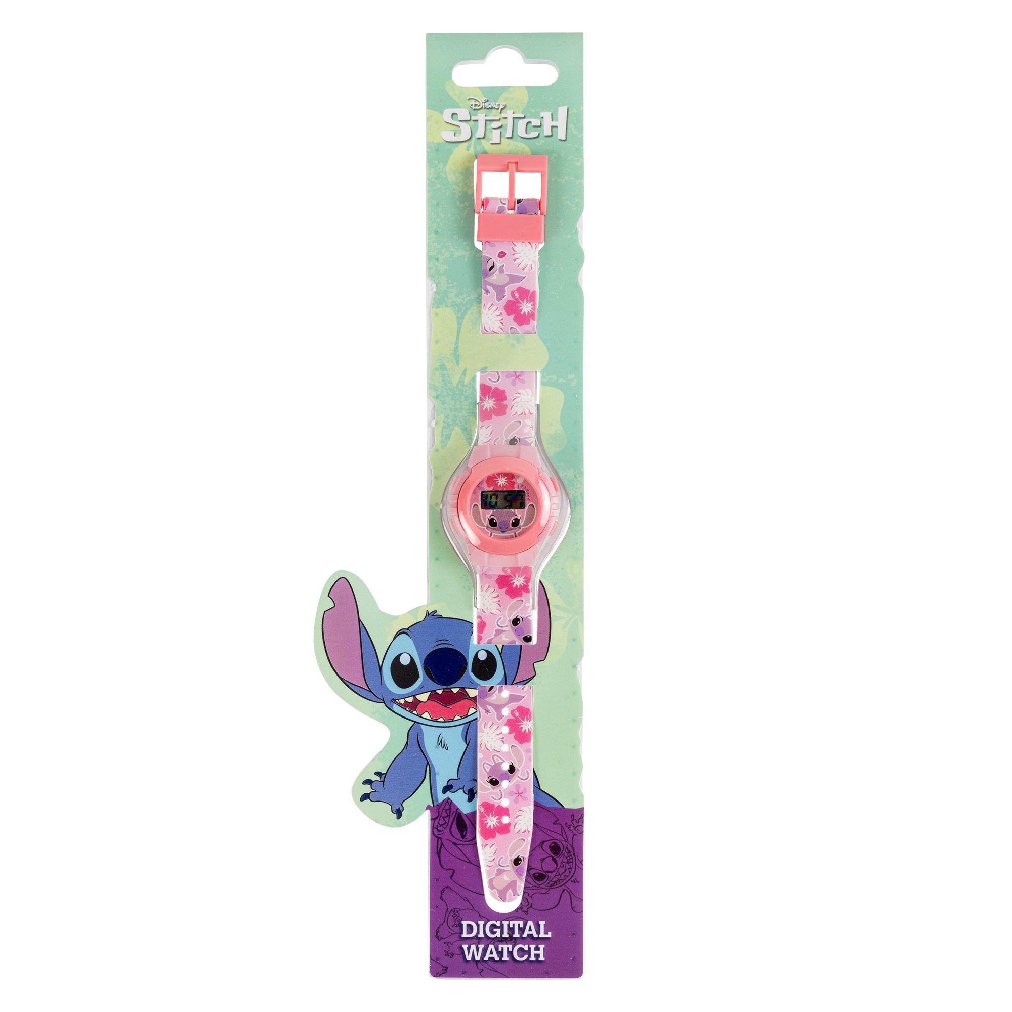 Pink - Disney Stitch - Lilo & Stitch Angel Digital Strap Watch - 4