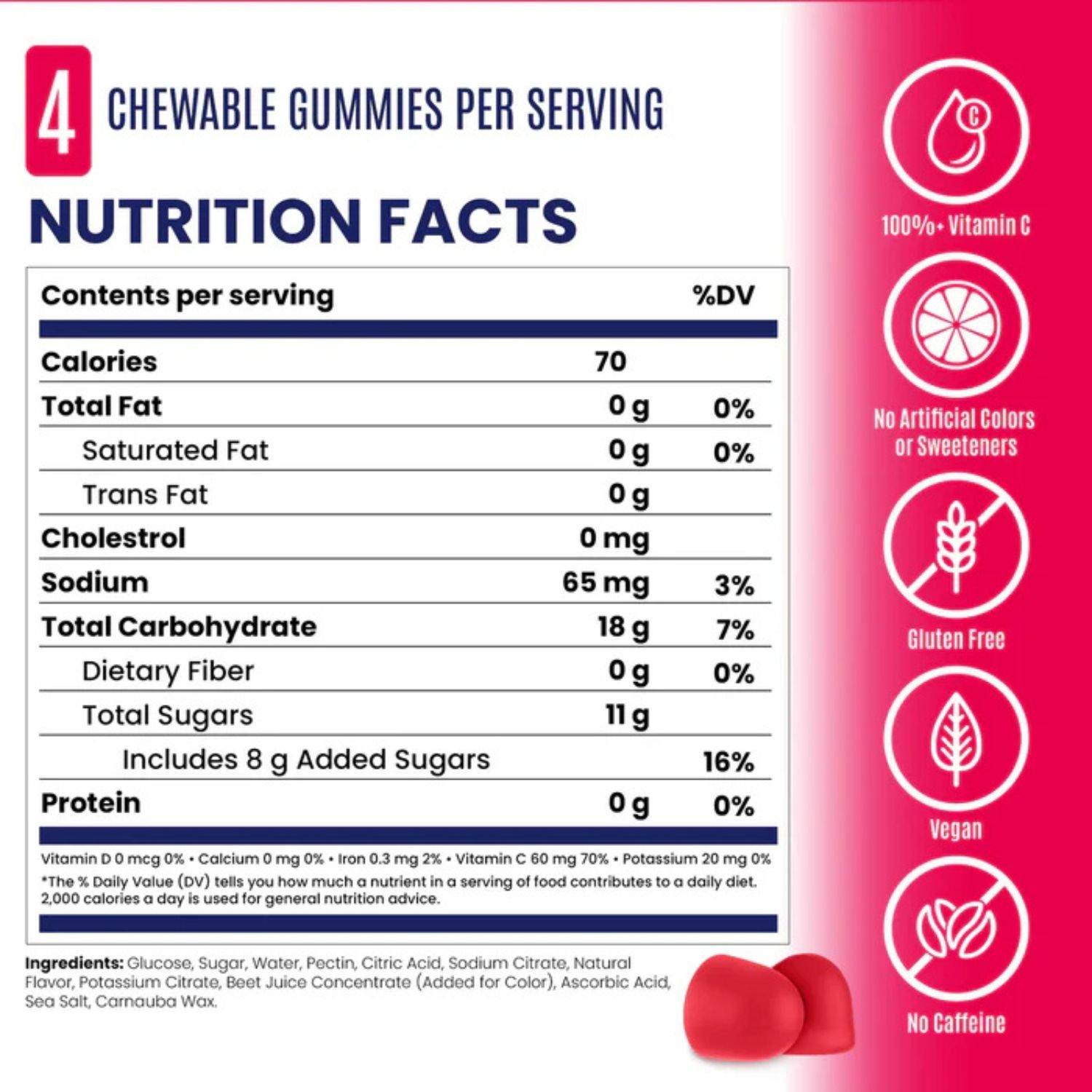 Strawberry - Salt Stick - Salt Stick - Energy Gummies (10 x 50g) - 3