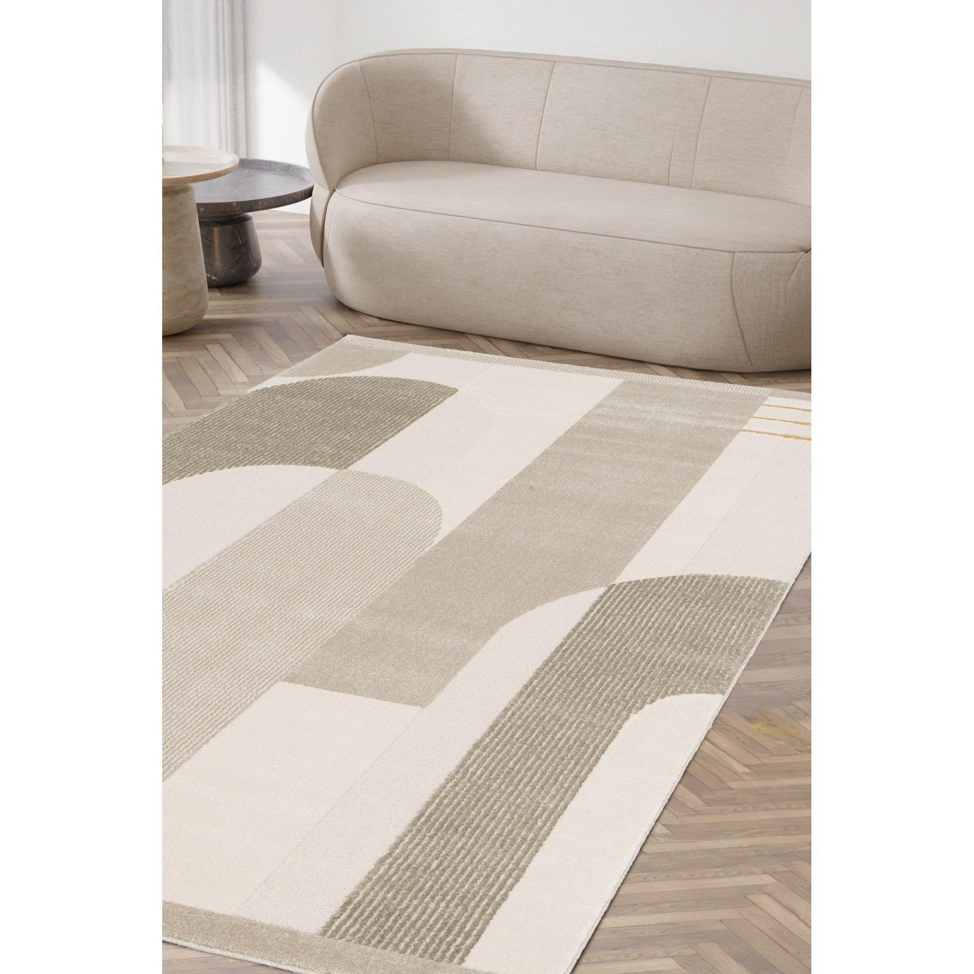 Homemaker  Turin Abstract Rug Neutral - 160x230cm