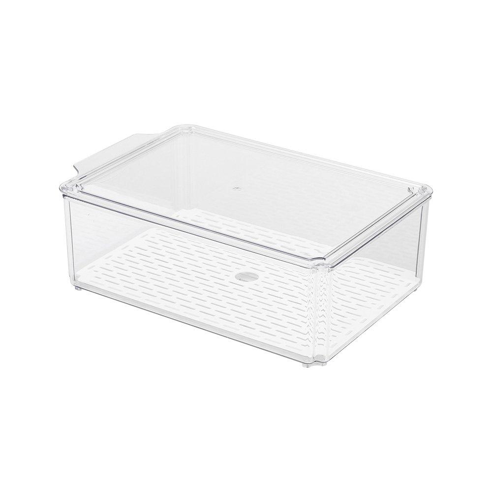 Clear - LIFE IDEAS - 7Pcs Stackable Clear Fridge Organisers - 5