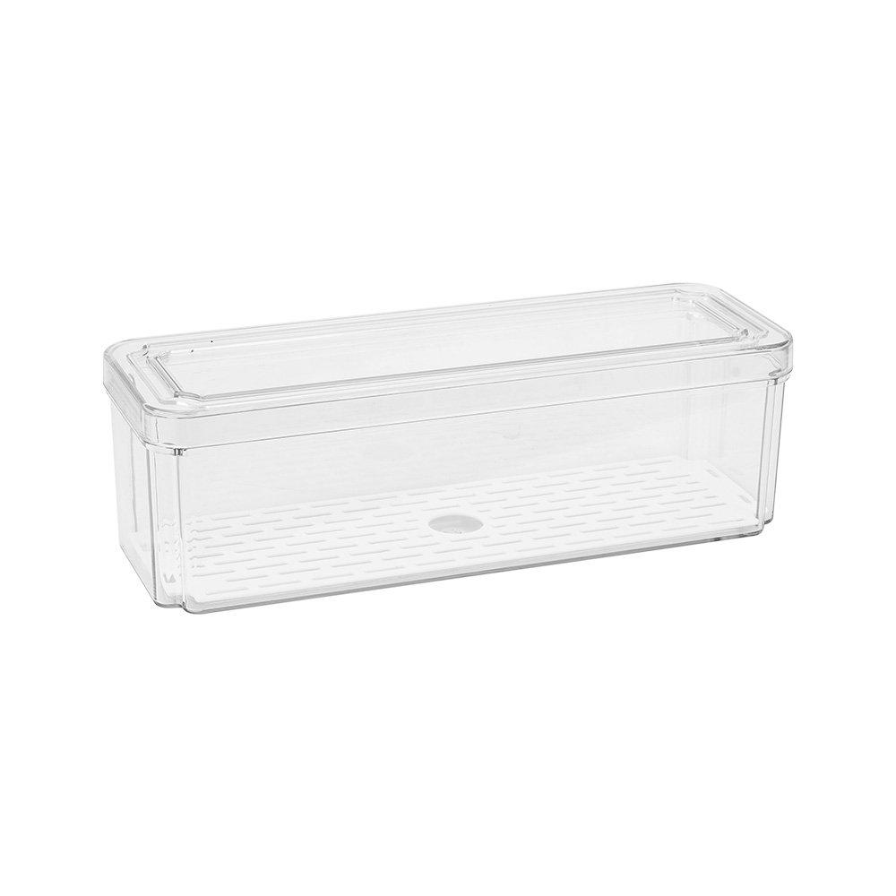 Clear - LIFE IDEAS - 7Pcs Stackable Clear Fridge Organisers - 7