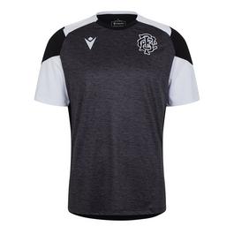 Macron Barbarians Training T Shirt 2024 2025  Mens