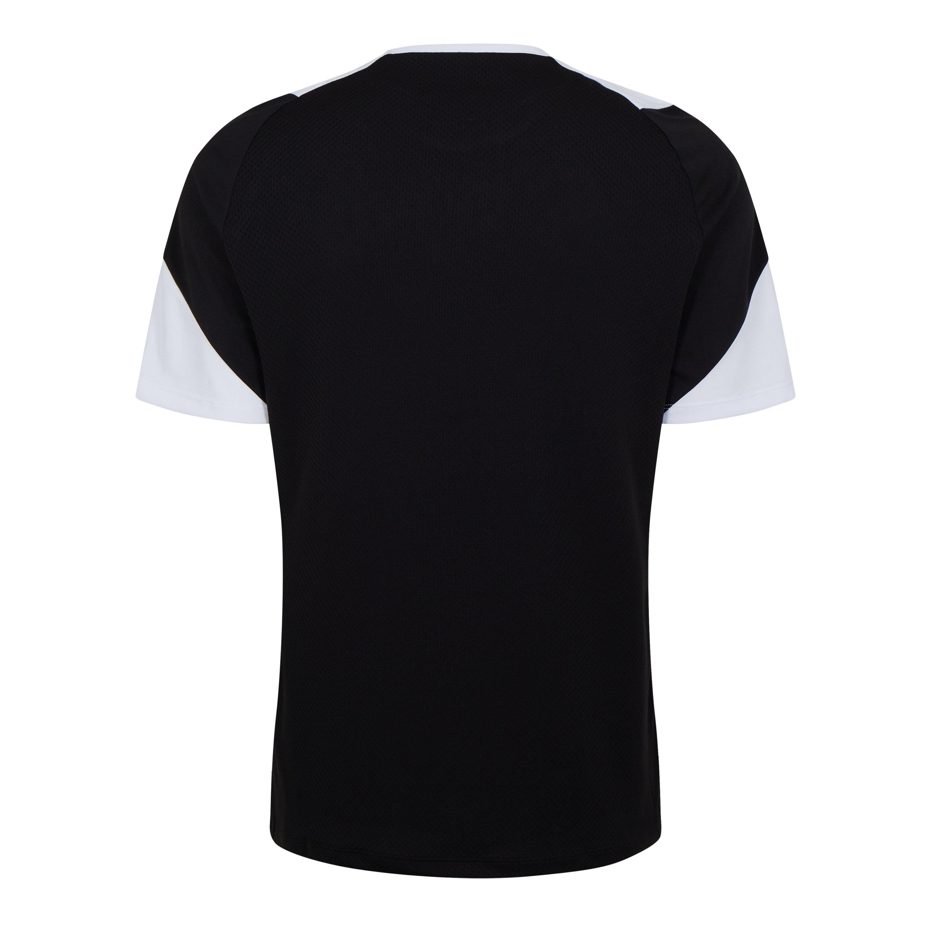 Black/White - Macron - Barbarians Training T-Shirt 2024 2025  Mens - 2
