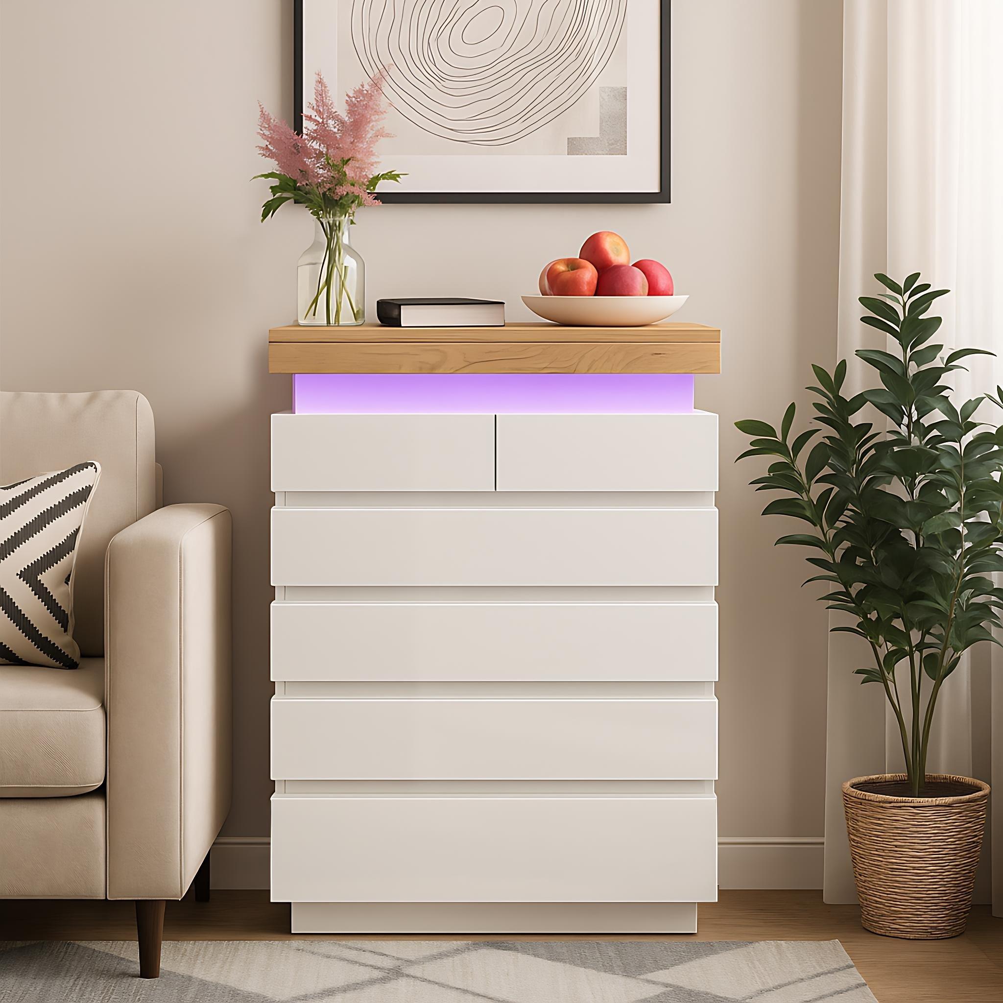 White - Urban Meuble - White Sideboard Modern Design Storage - 1