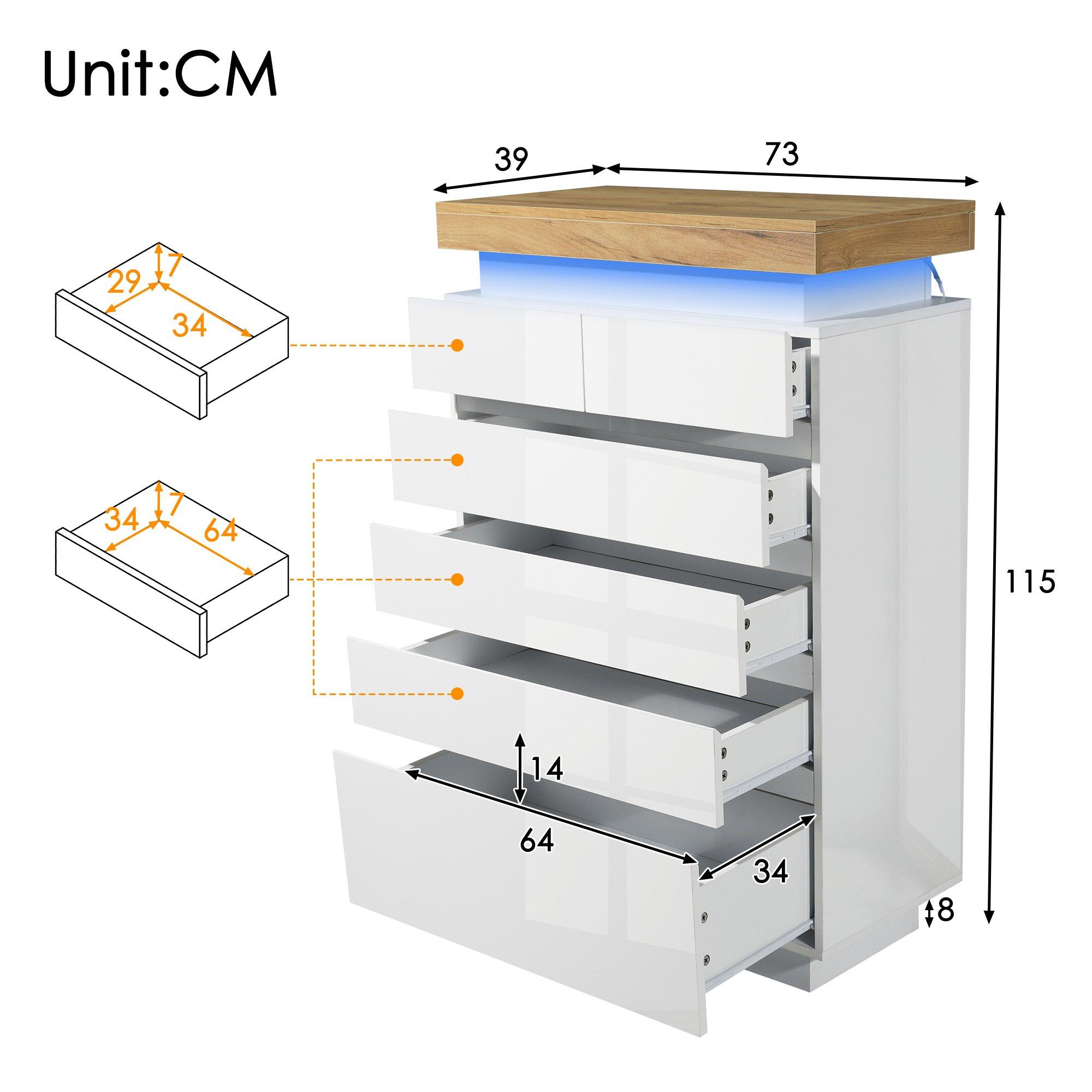 White - Urban Meuble - White Bedside Cabinet Modern Design Storage - 4
