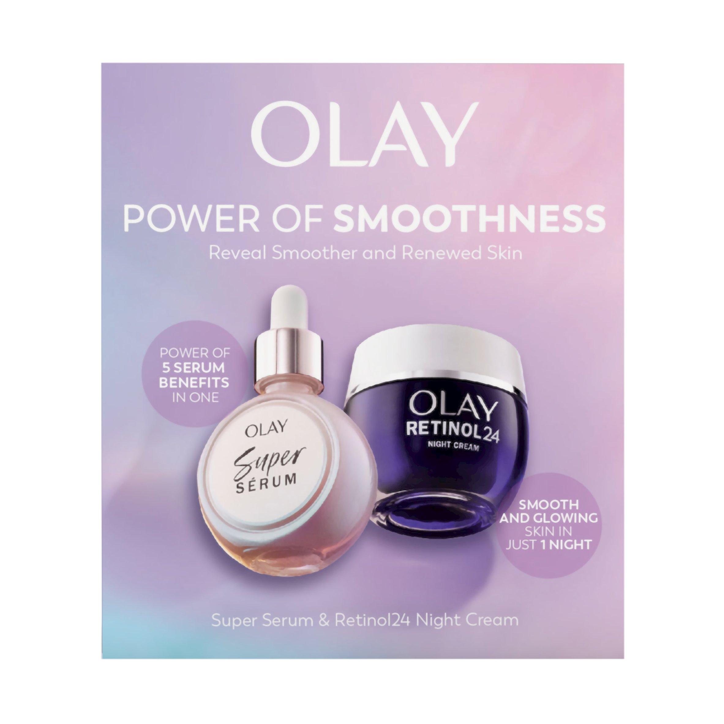 Olay Women's Smooth & Renew Giftset: Serum & Moisturiser - N/A