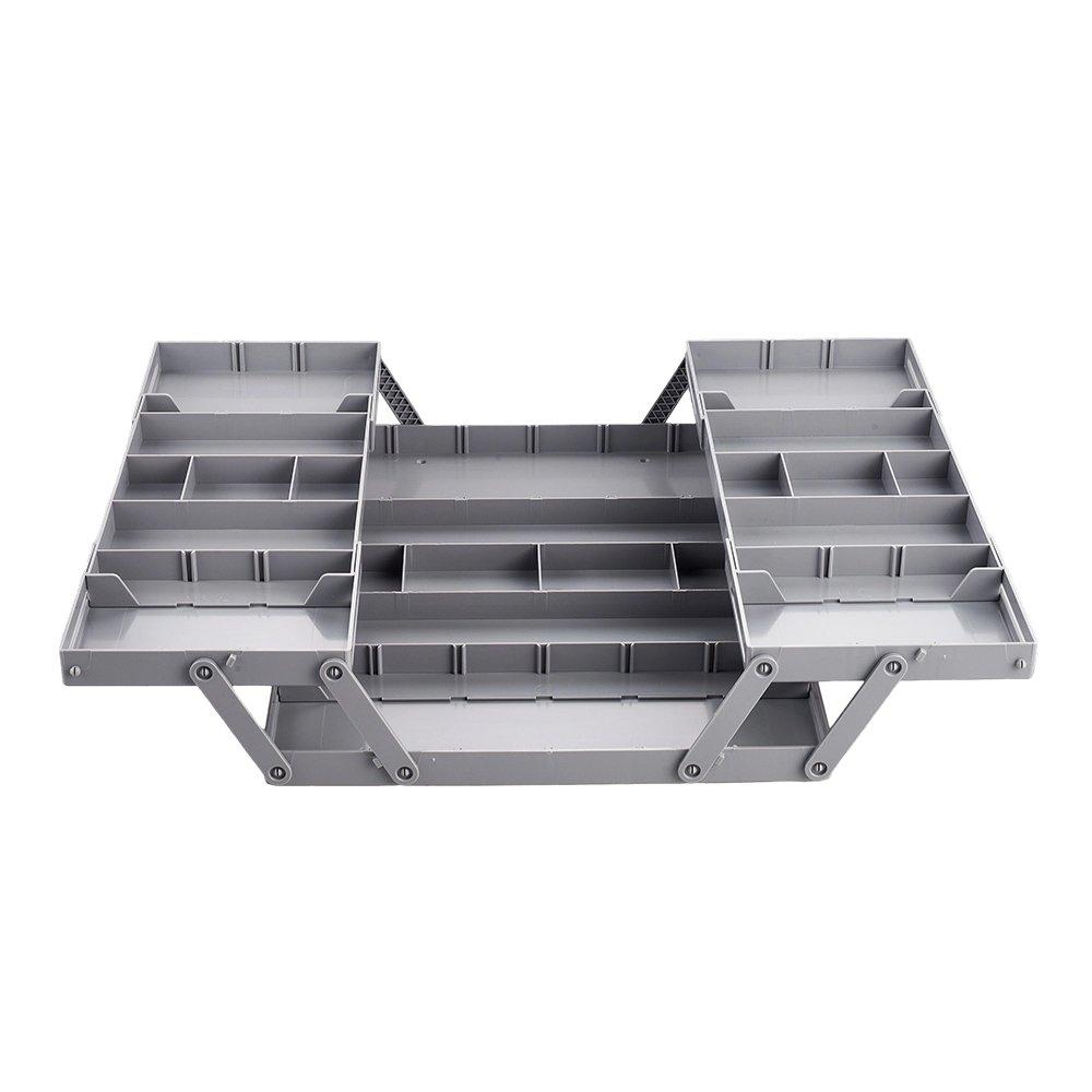 Grey - LIFE IDEAS - Expandable Multi-Tier Drawer Organiser Tray - 3