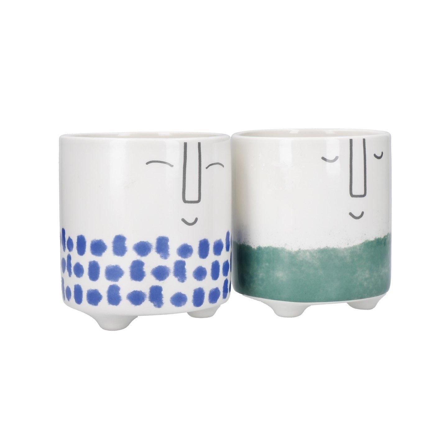 Assorted - KitchenCraft - Planter Gift Sets Set of two ceramic - 1