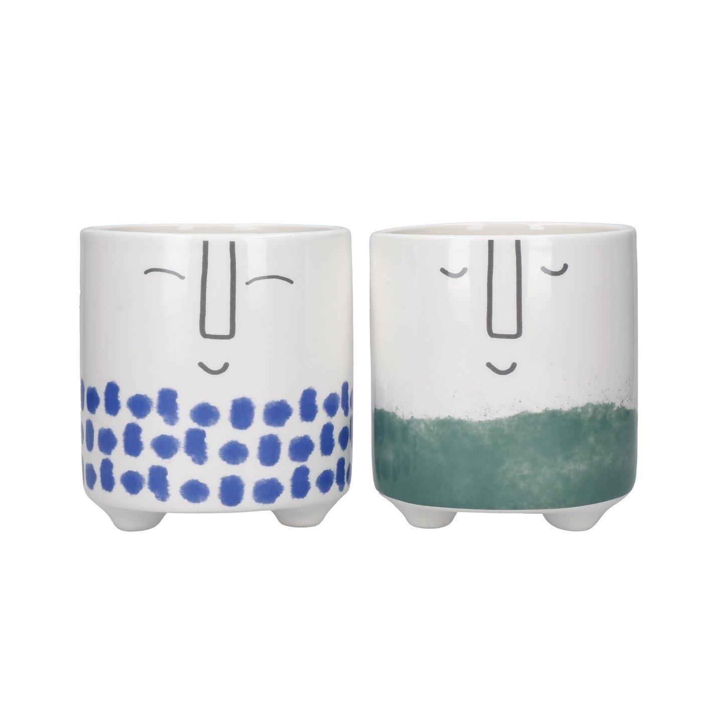 Assorted - KitchenCraft - KitchenCraft Planter Gift Sets Set of two ceramic - 3