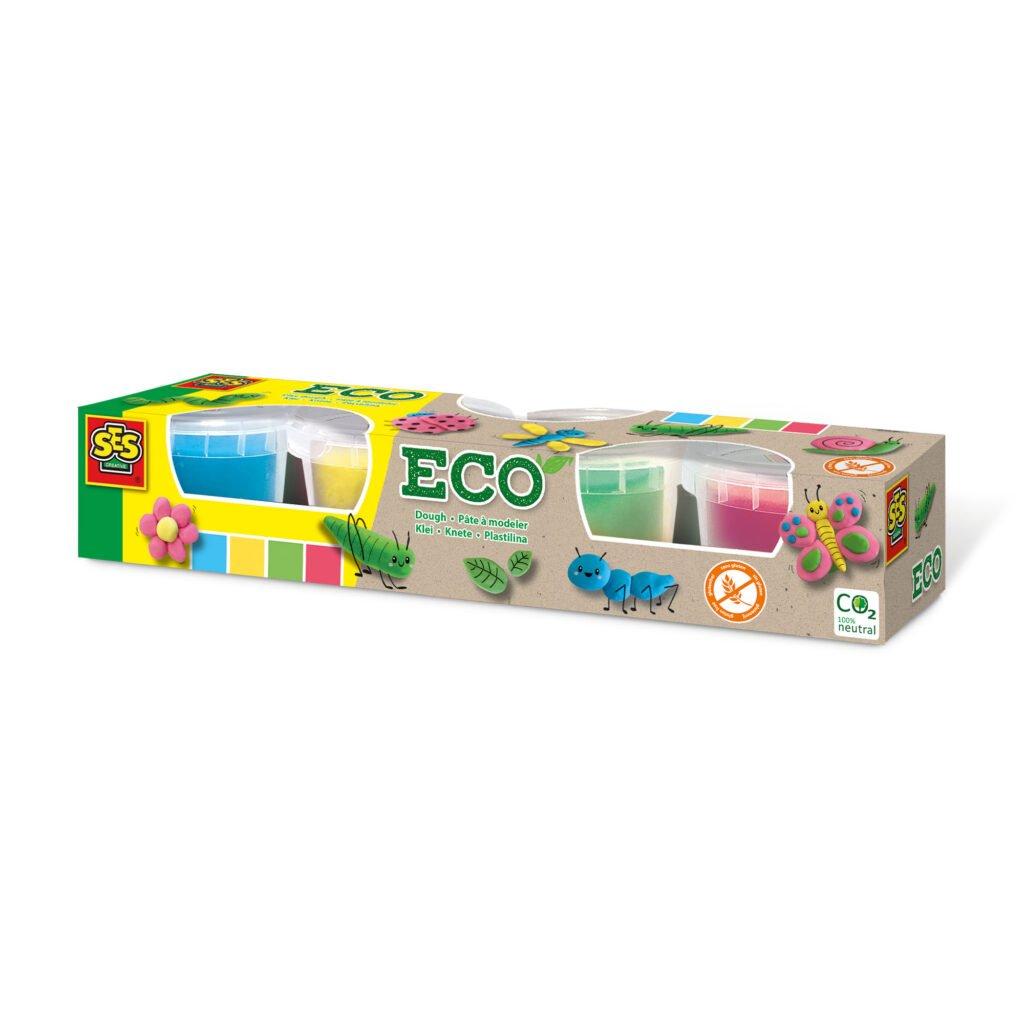 Ses Creative  Kids Eco Dough 4X90gr - 
