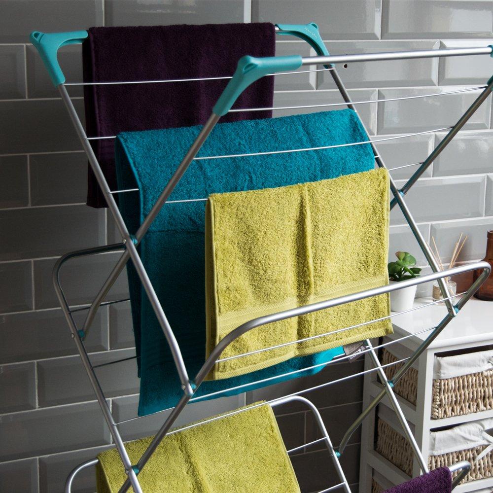 Silver - Lassic - Home Vida 3 Tier Clothes Airer - 5