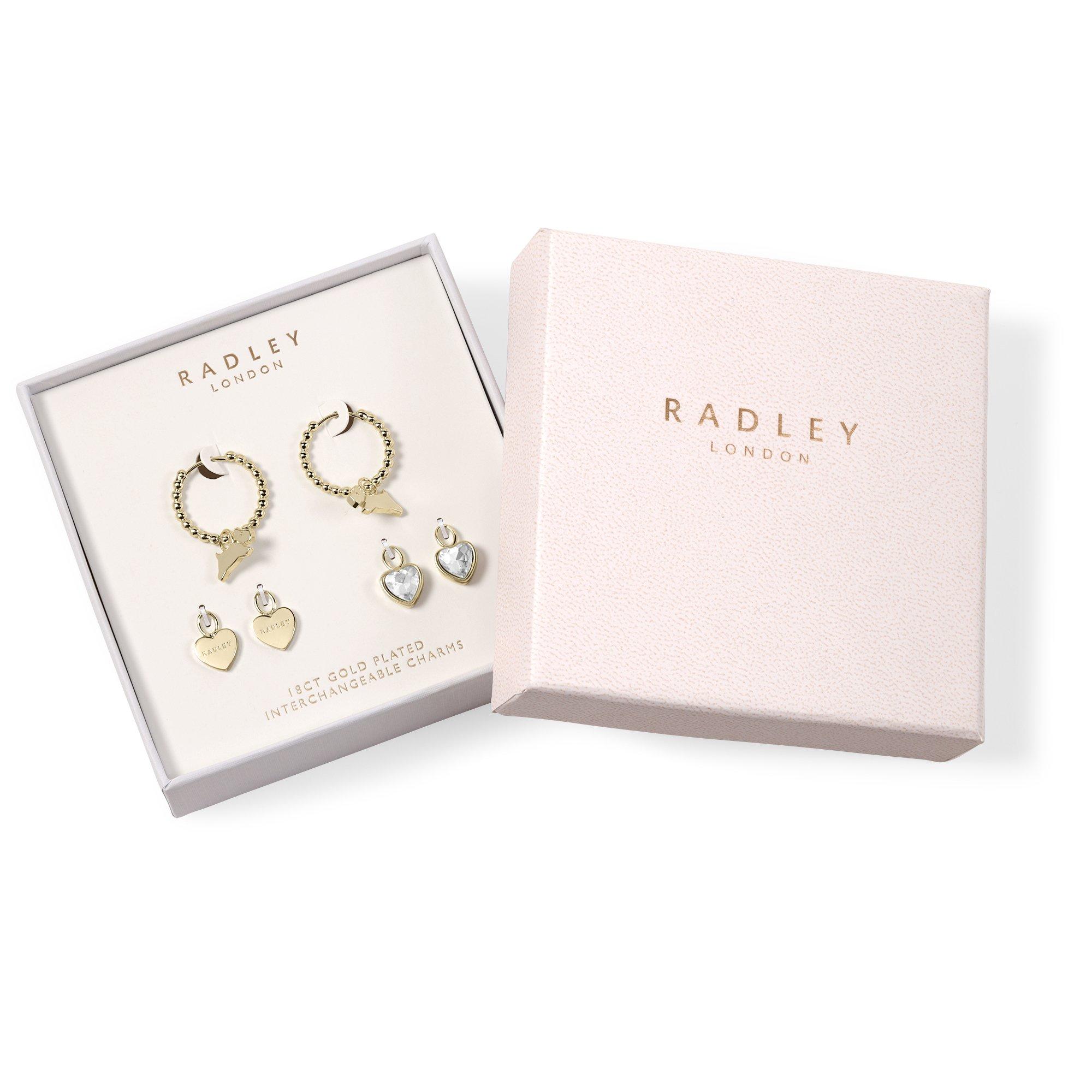 Gold - Radley - Radley 18ct Gold Plated Hoop Earring set - 3