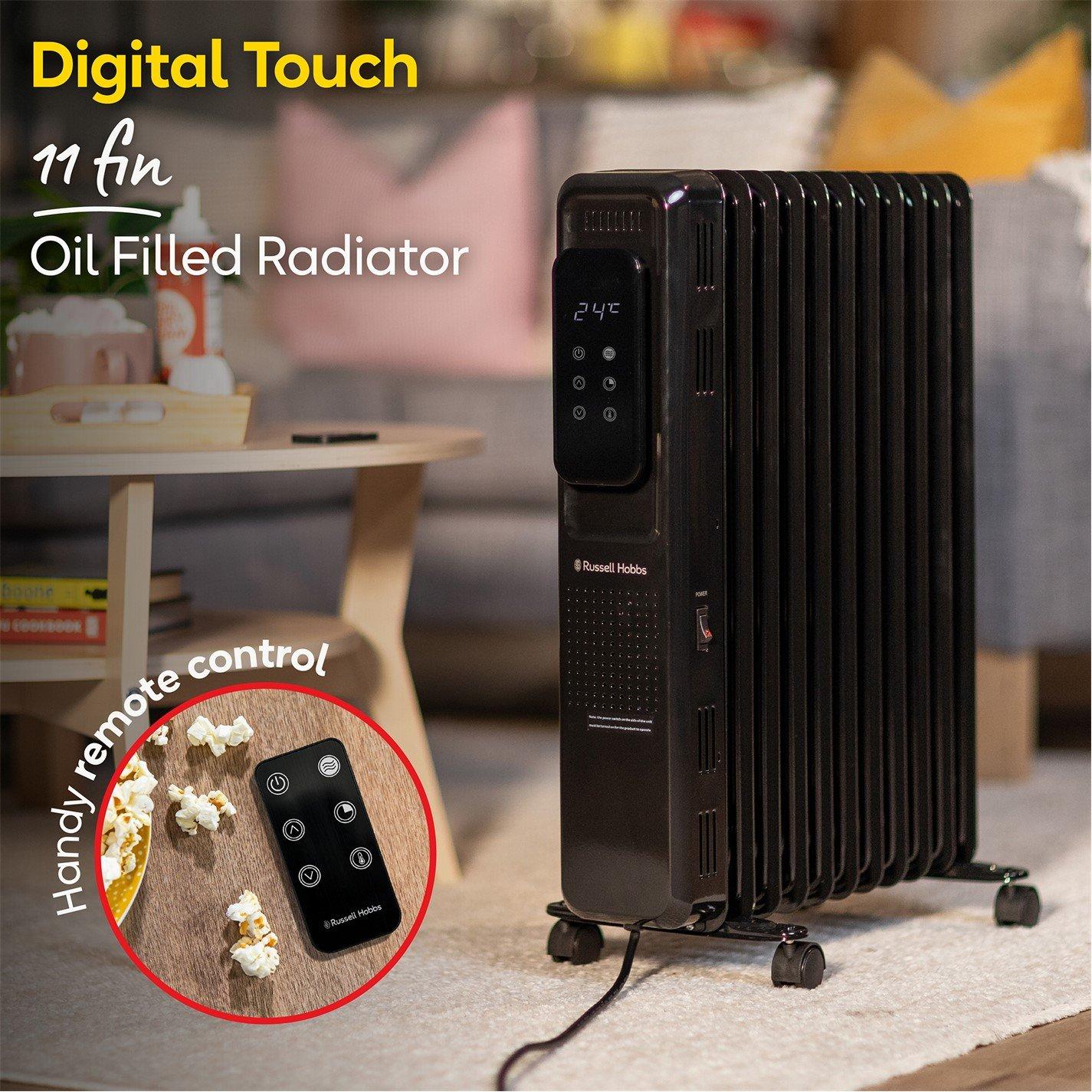 Black - Russell Hobbs - Russell Hobbs RHOFR2521B-D Oil Filled Radiator - 5