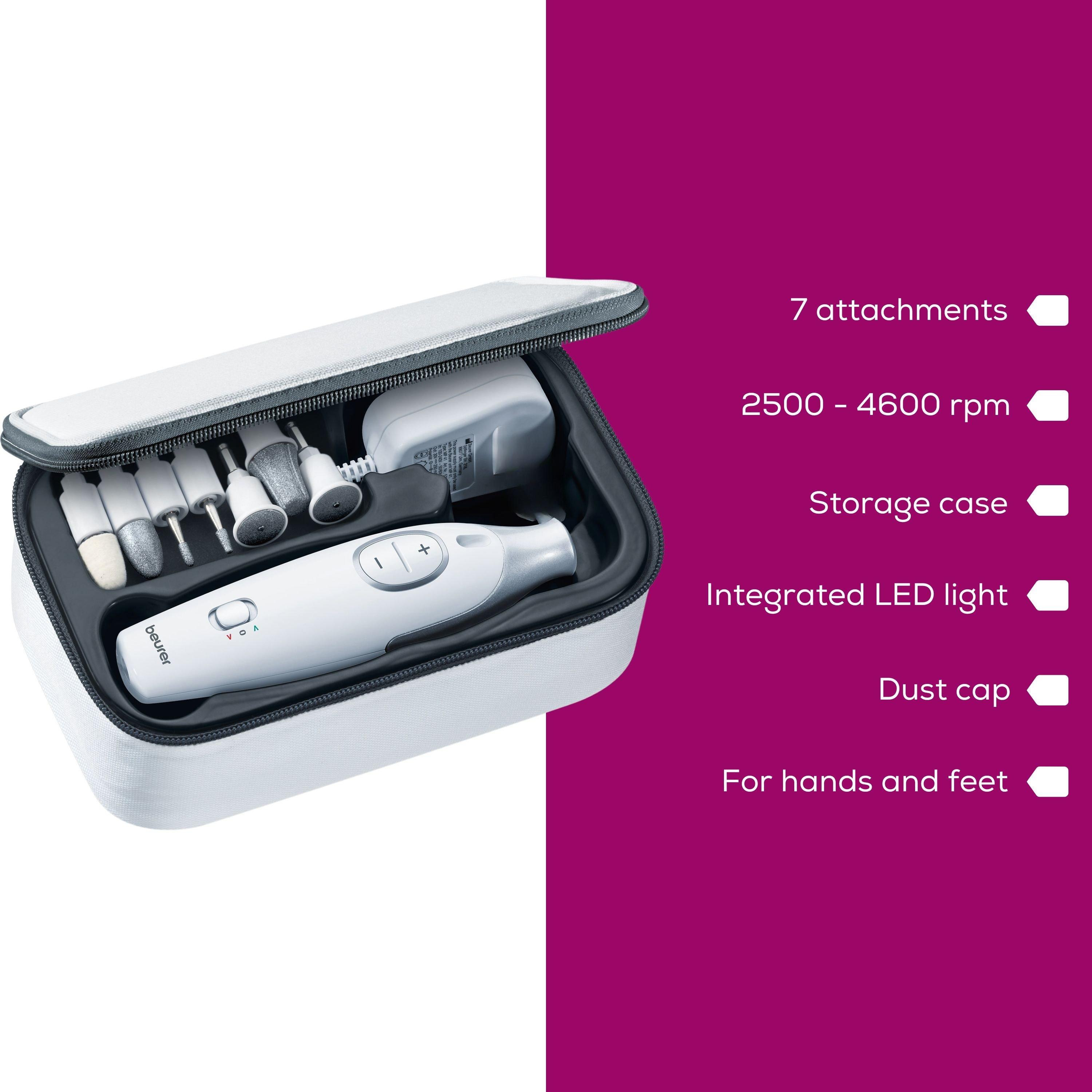 White - Beurer - Beurer MP42UK Pedicure and Manicure Set - 6