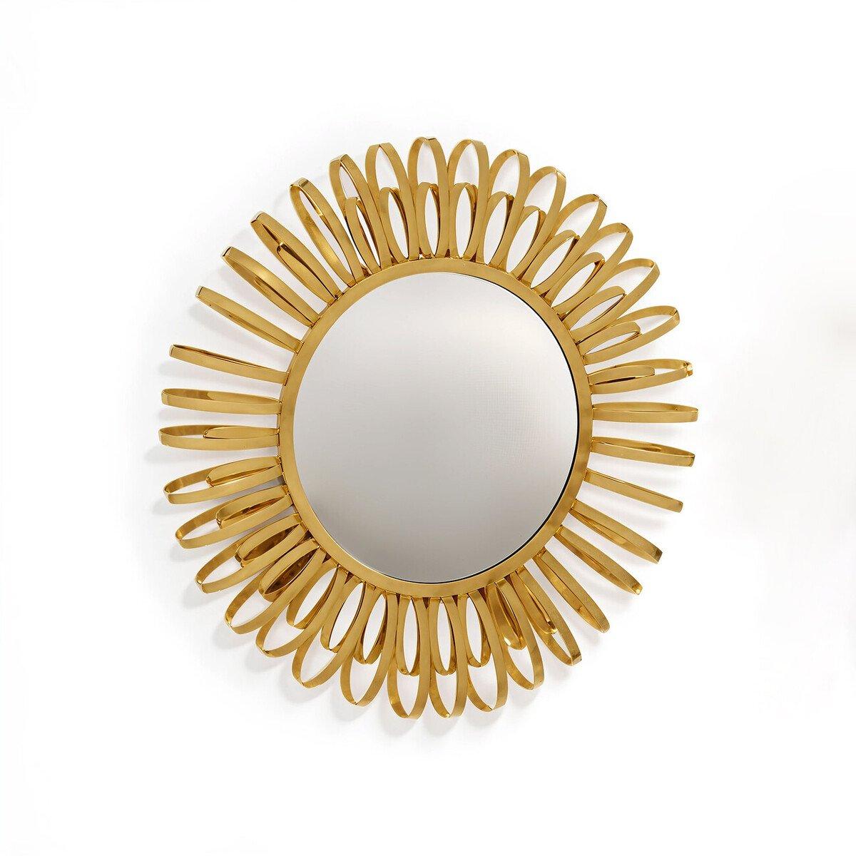 Gold - Premier Housewares - Trento Multi Ring Design Wall Mirror - 1