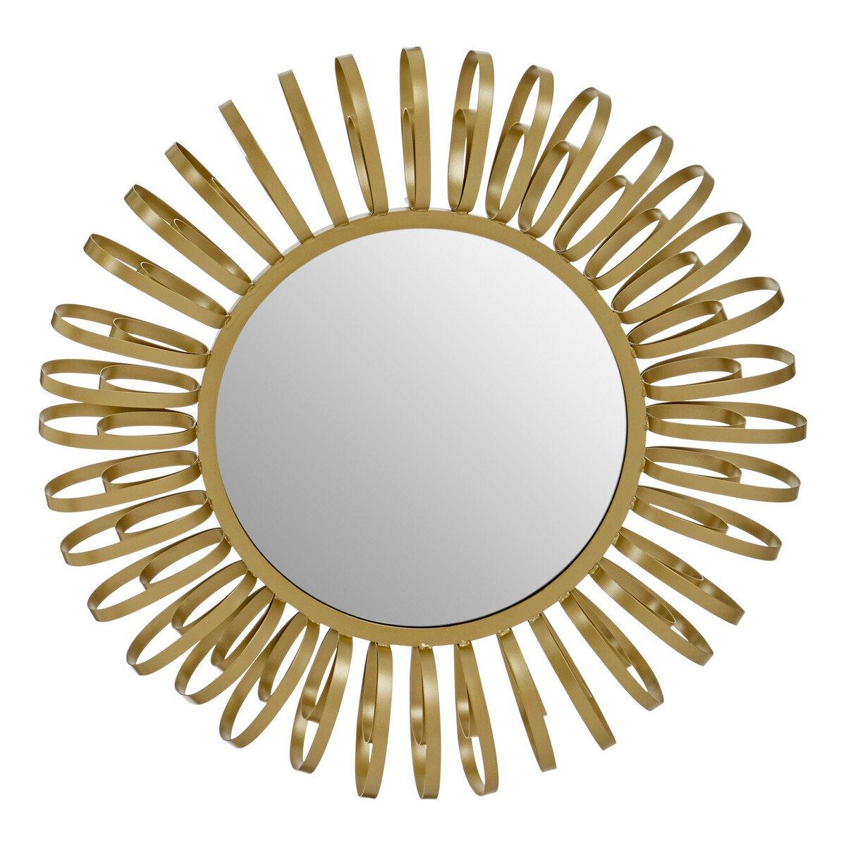 Gold - Premier Housewares - Trento Multi Ring Design Wall Mirror - 2