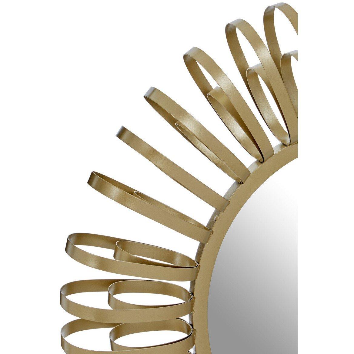 Gold - Premier Housewares - Trento Multi Ring Design Wall Mirror - 3