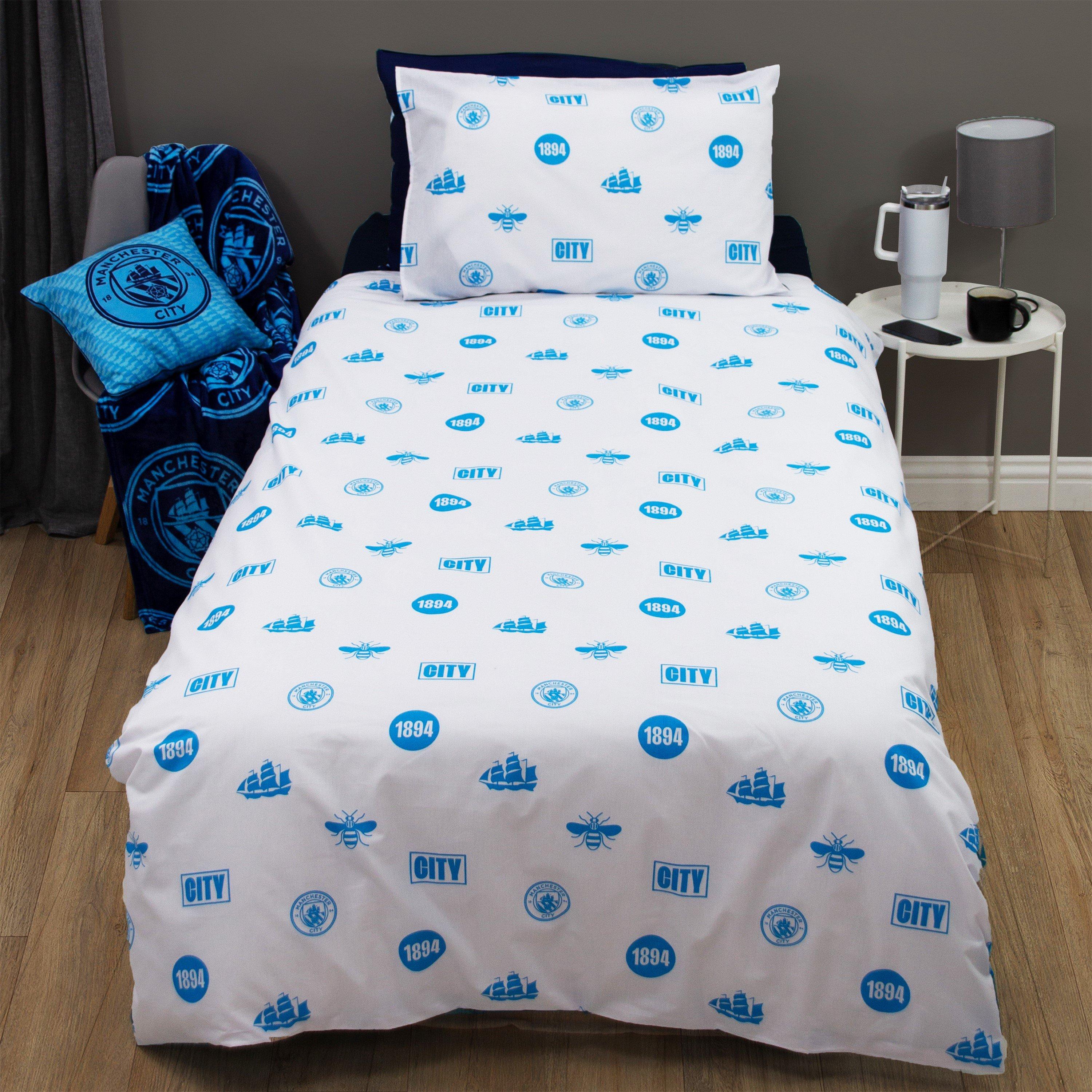 Multi - Team - Manchester City FC Single Panel Duvet - 3