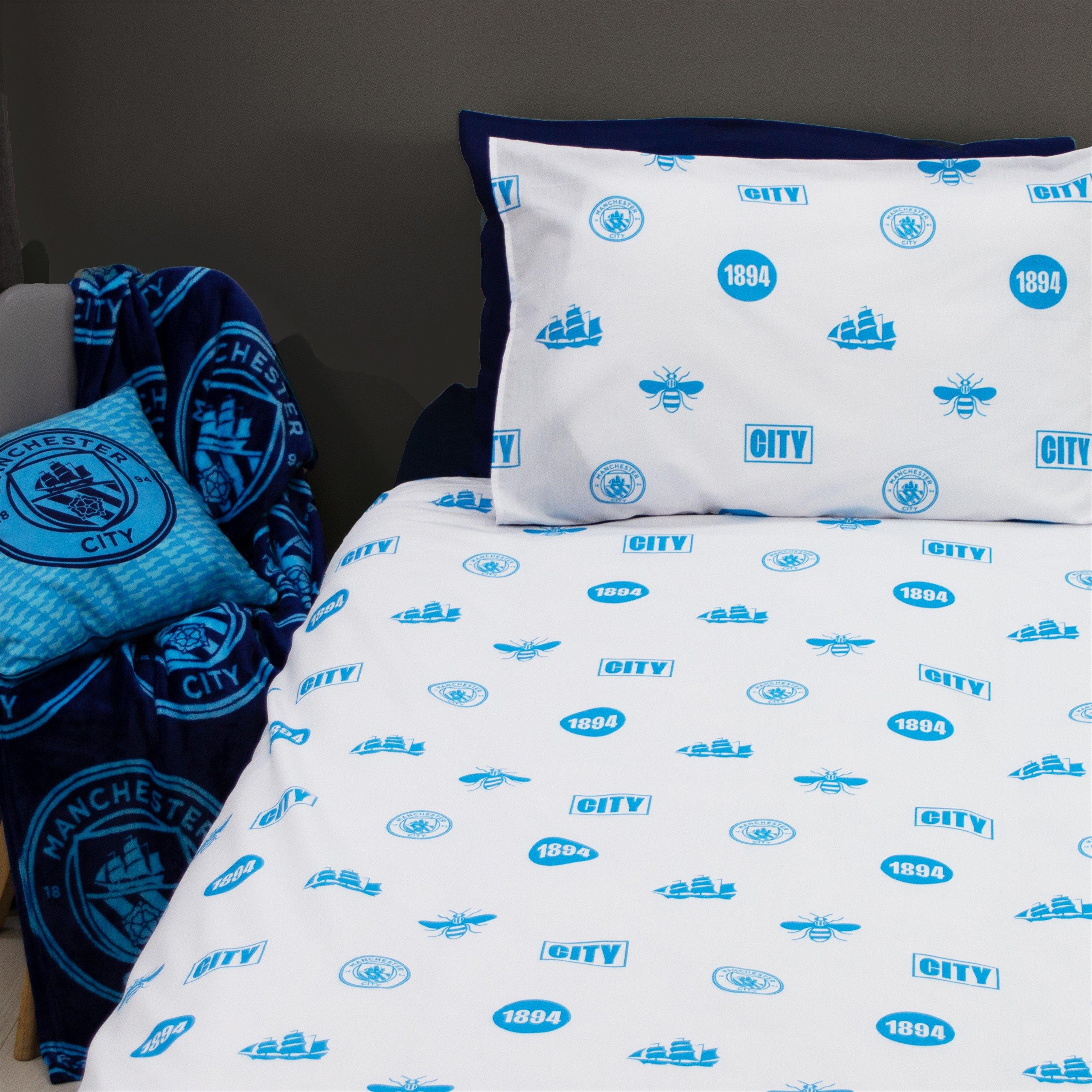 Multi - Team - Manchester City FC Single Panel Duvet - 4