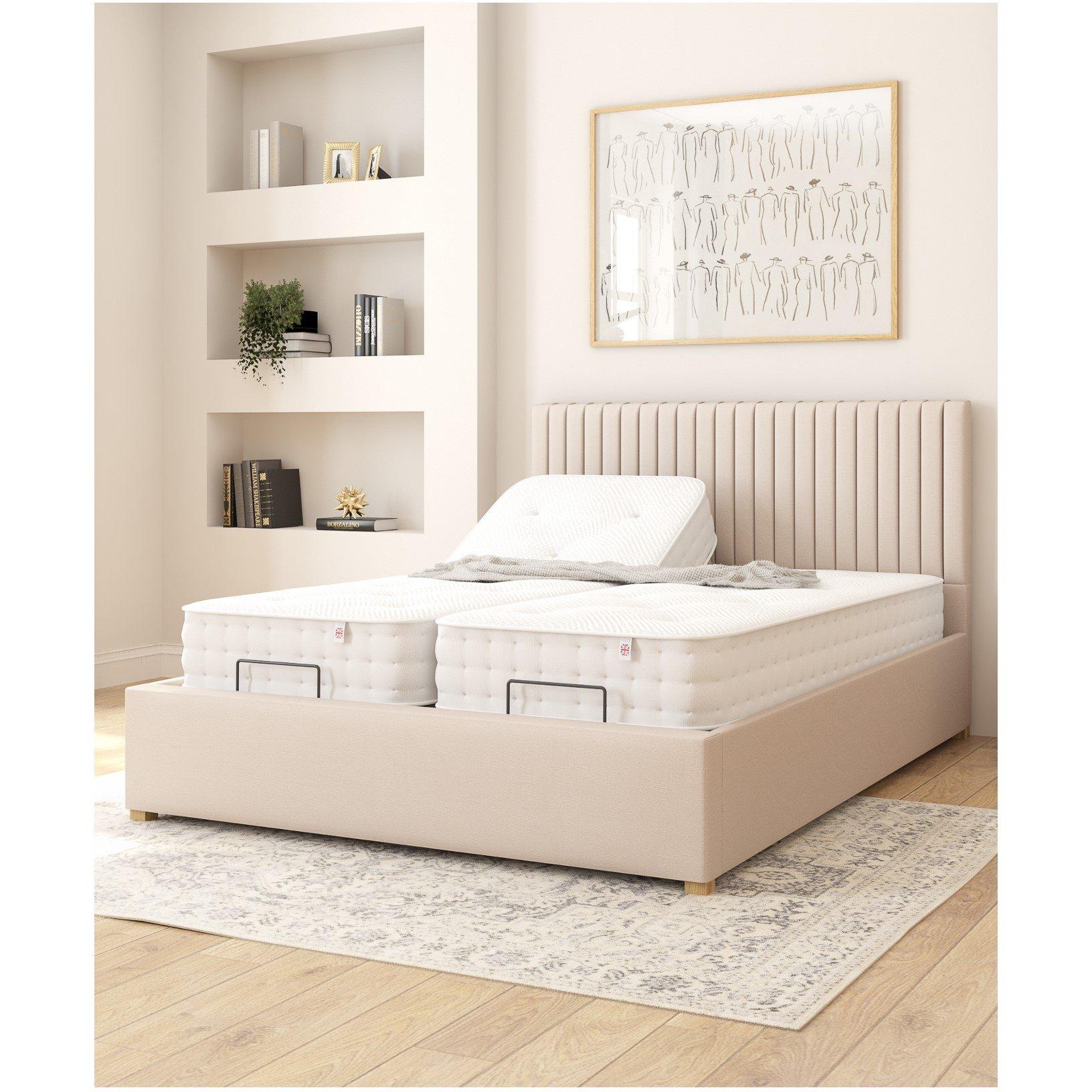 Off White - Aspire - Grant Adjustable Bed & Mattress Linen Fabric - 2