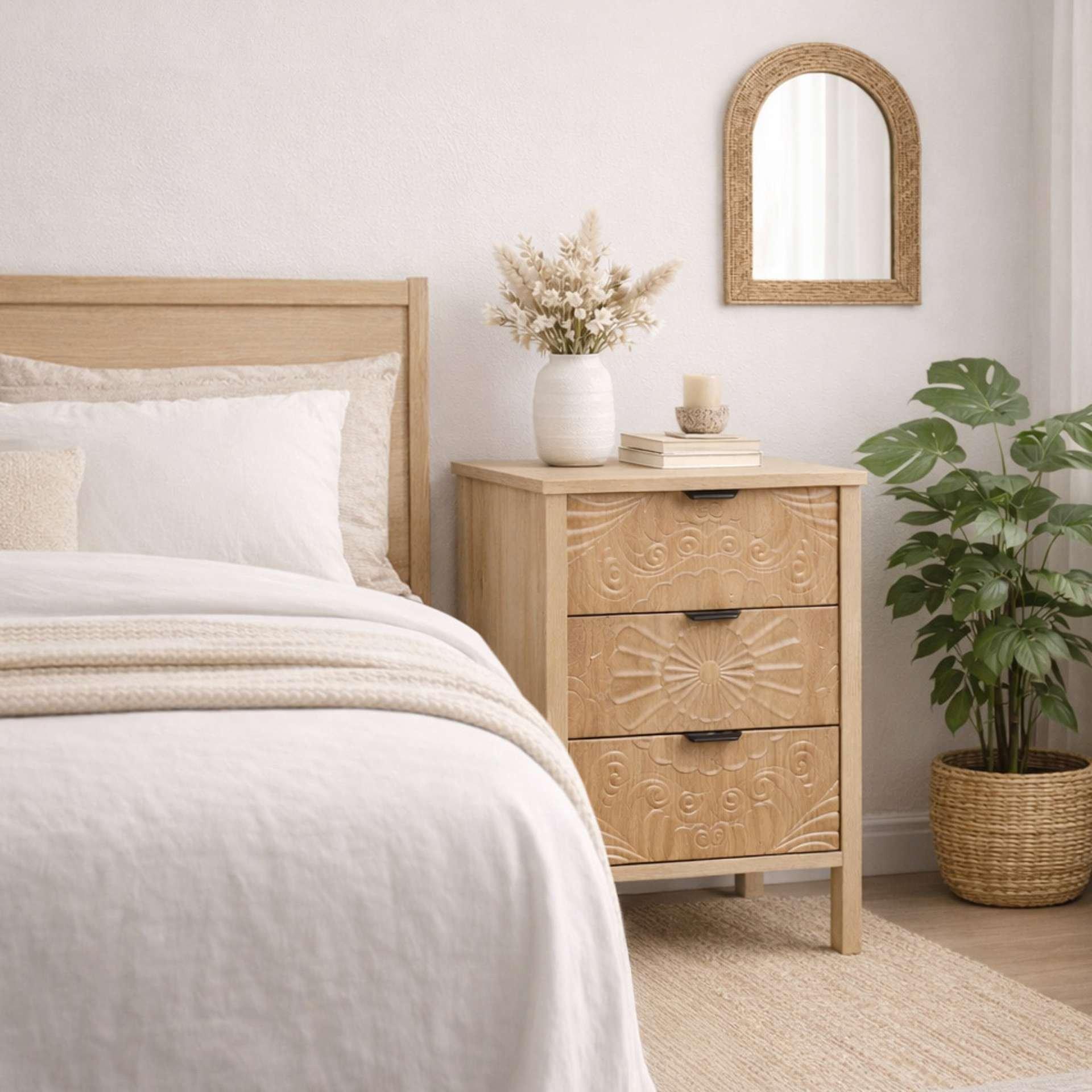 Birlea Lotus 3 Drawer Bedside