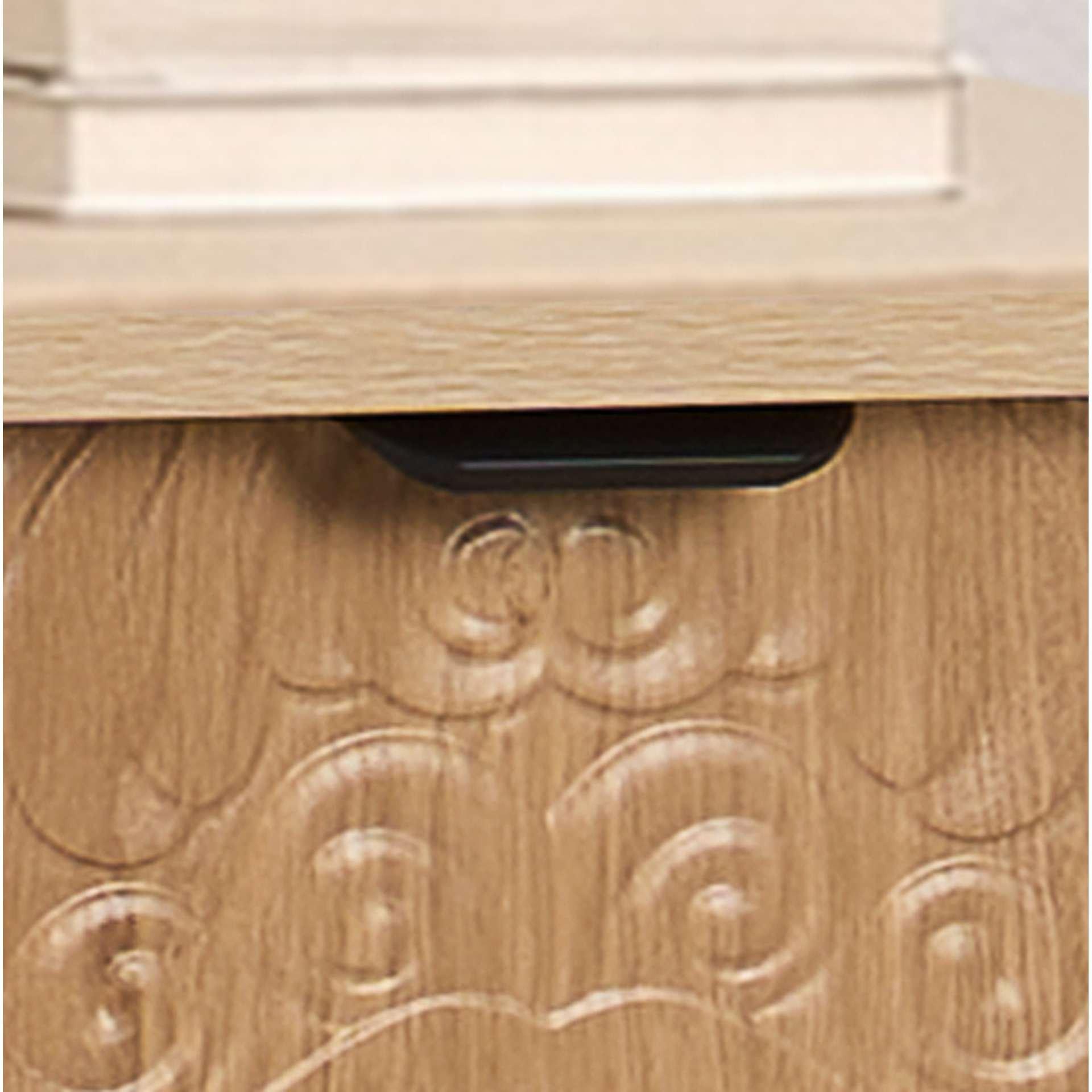 Nude - Birlea - Lotus 3 Drawer Bedside - 3