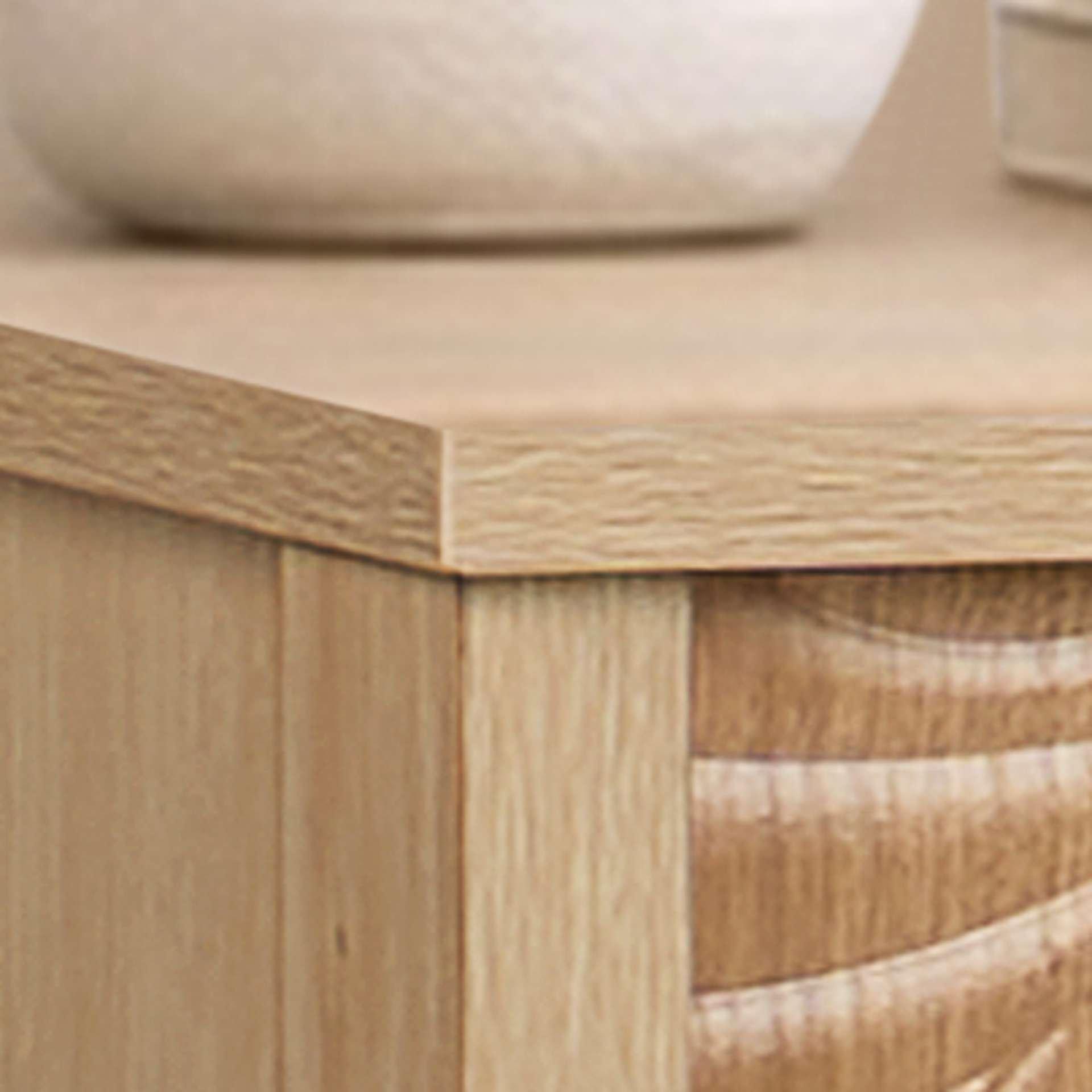 Nude - Birlea - Lotus 3 Drawer Bedside - 4